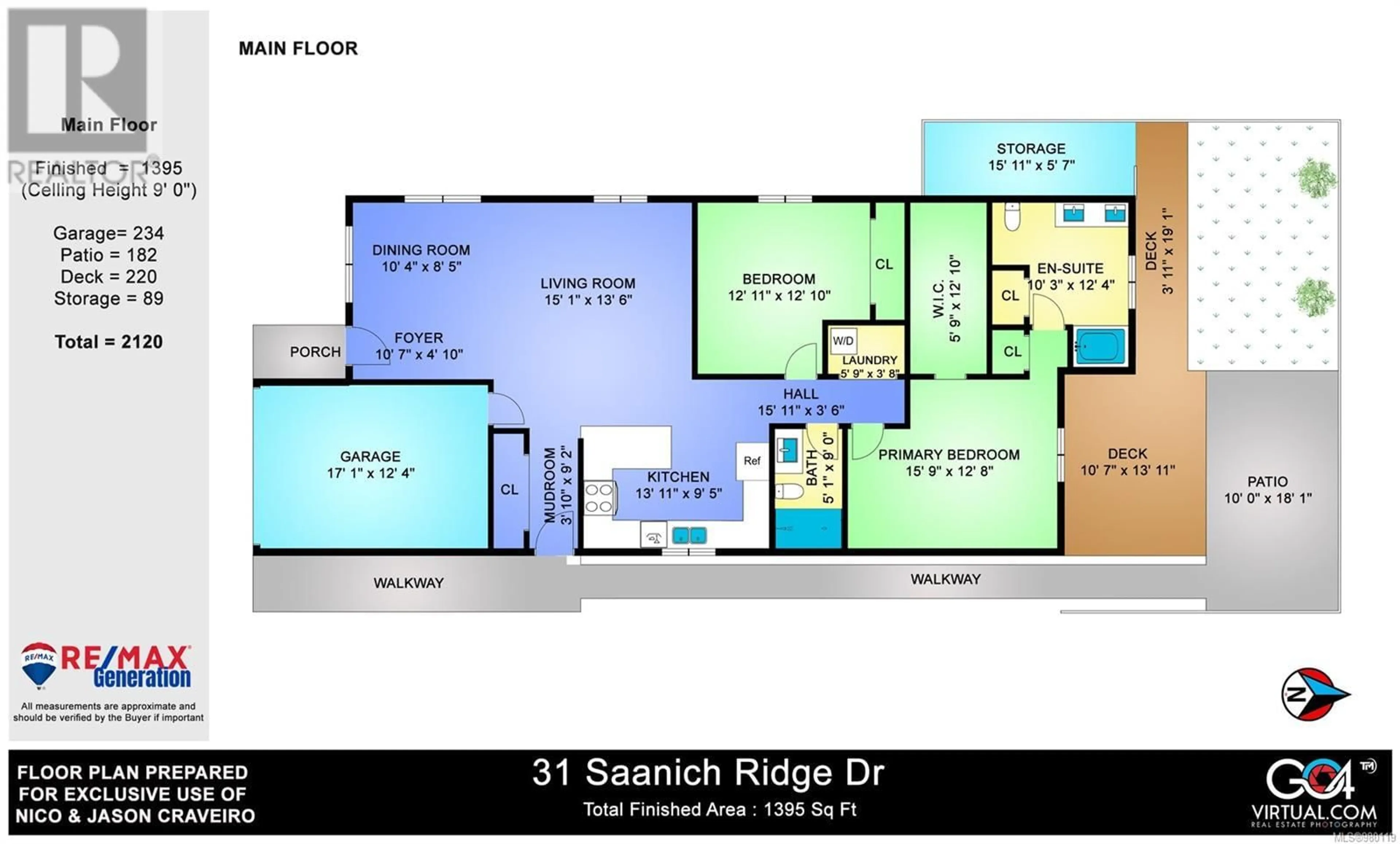 Floor plan for 31 Saanich Ridge Dr, Central Saanich British Columbia V8M0B8