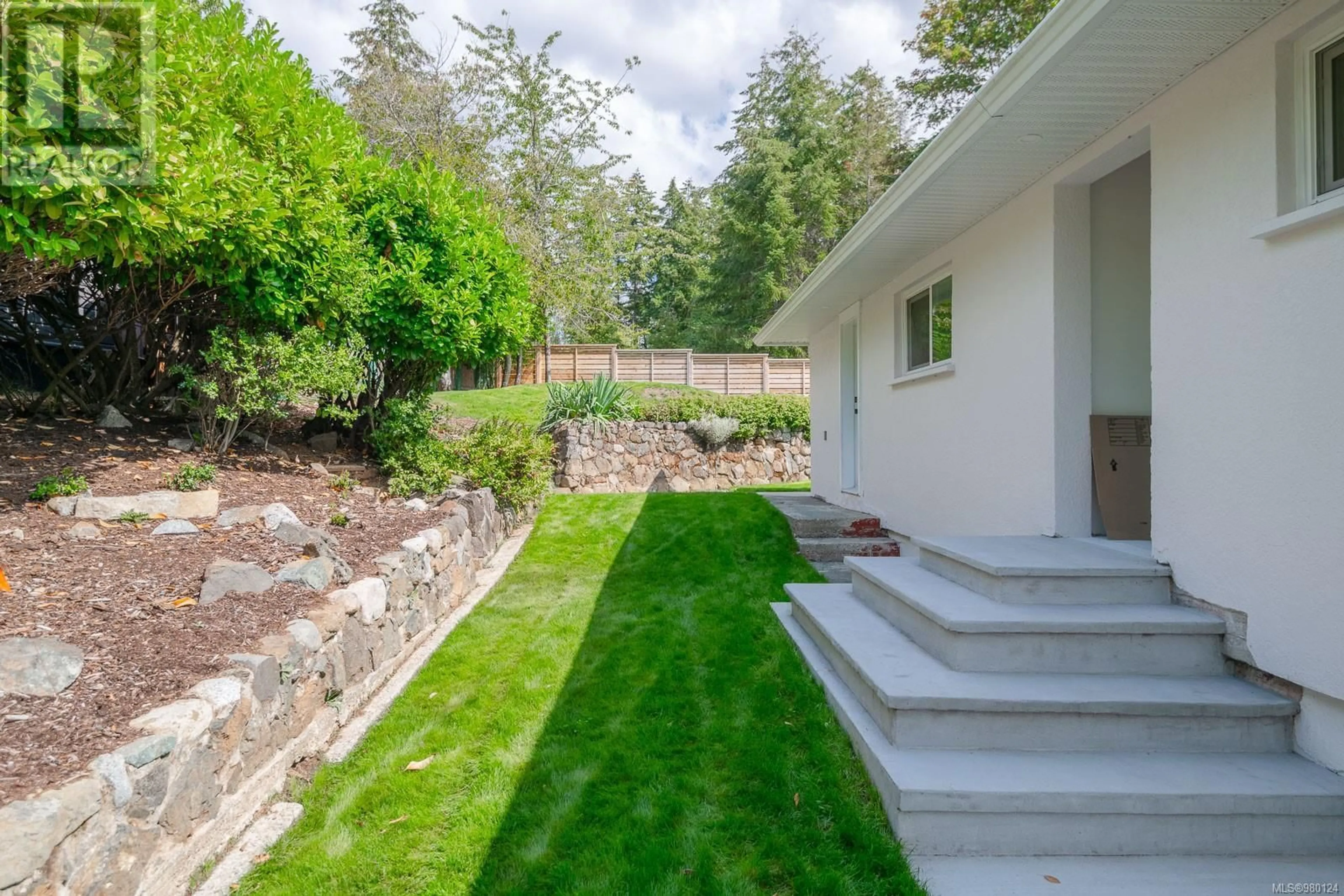 Patio, the fenced backyard for 5843 Strathcona St, Port Alberni British Columbia V9Y8S4