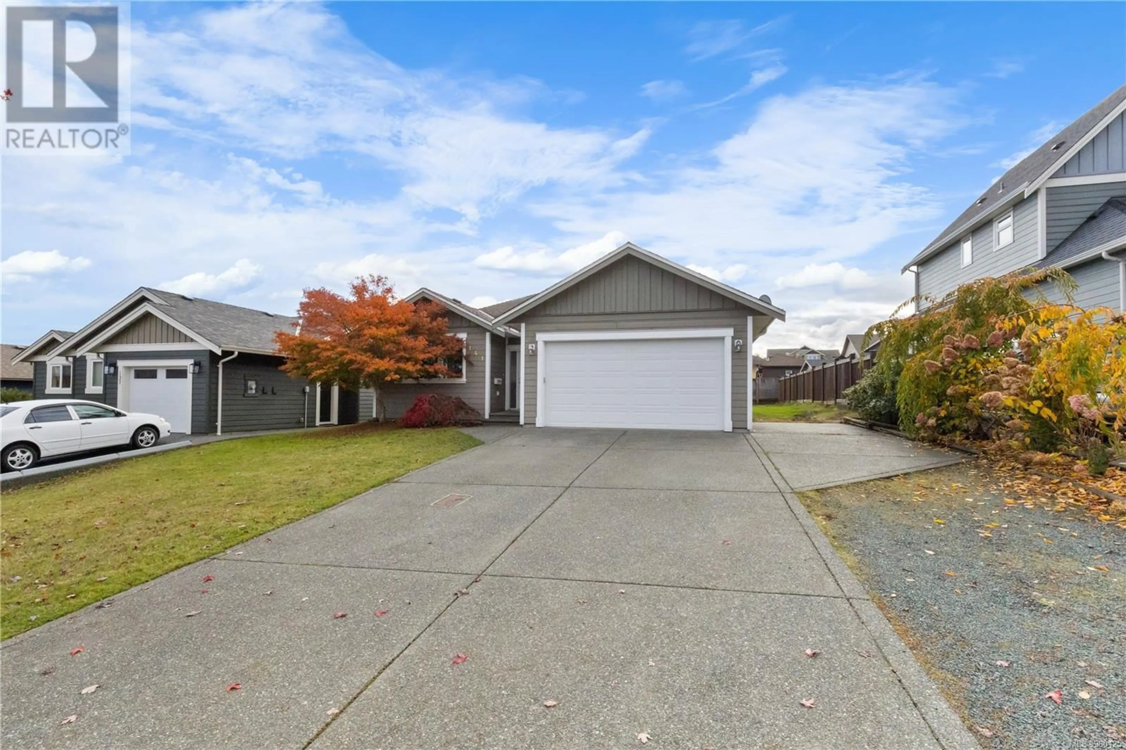 Frontside or backside of a home, the street view for 141 Vermont Dr, Campbell River British Columbia V9W0A4