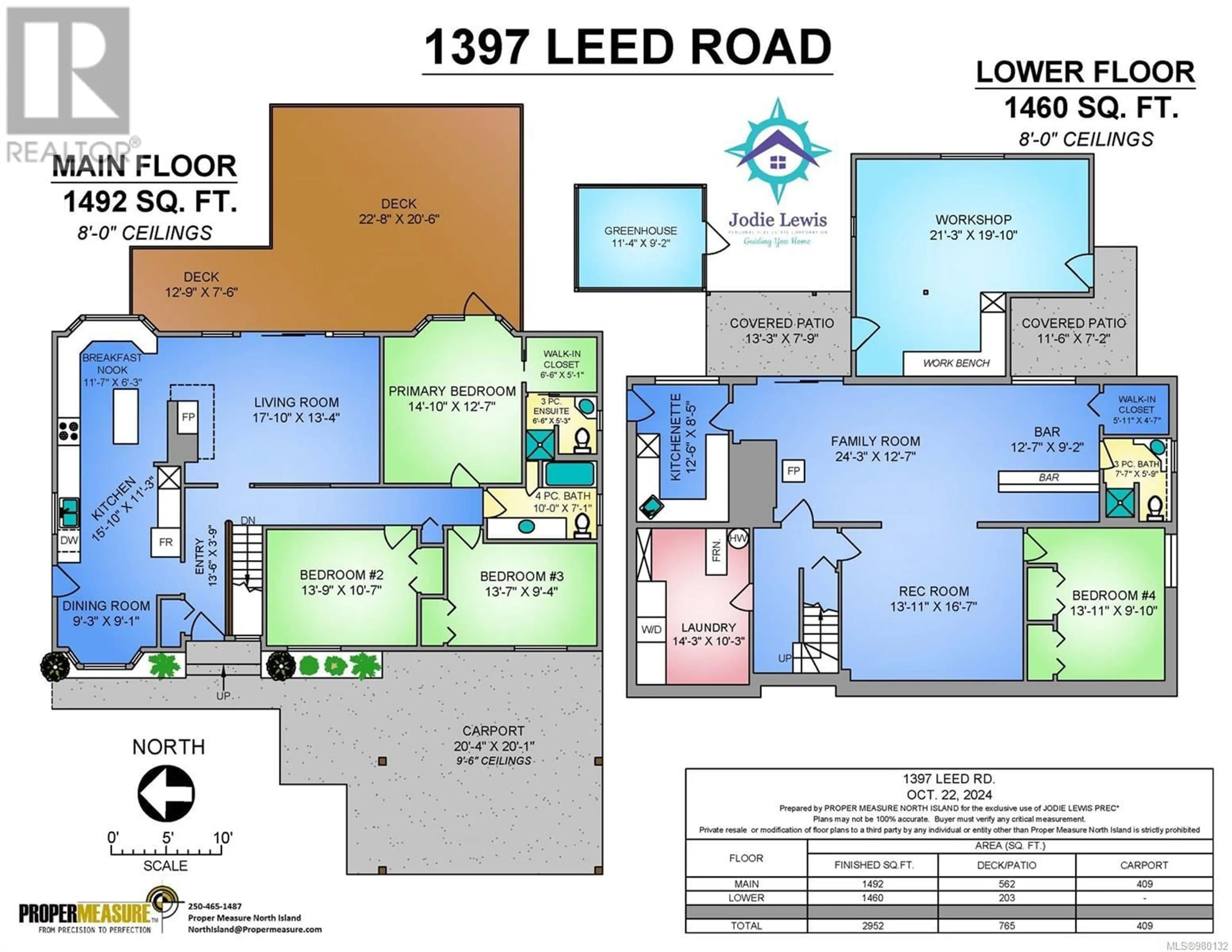 Floor plan for 1397 Leed Rd, Campbell River British Columbia V9W5R3