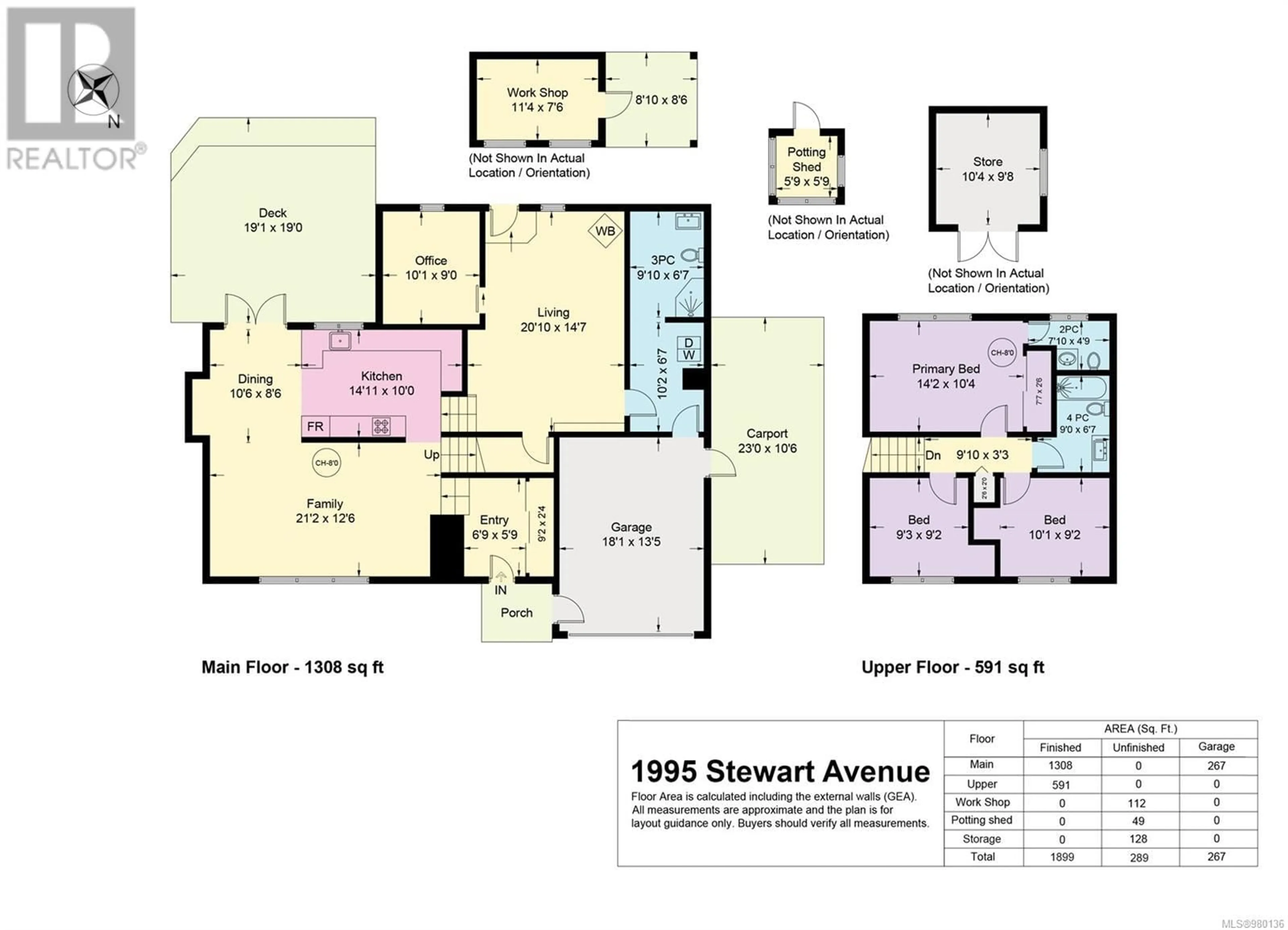 Floor plan for 1995 Stewart Ave, Courtenay British Columbia V9N3H8