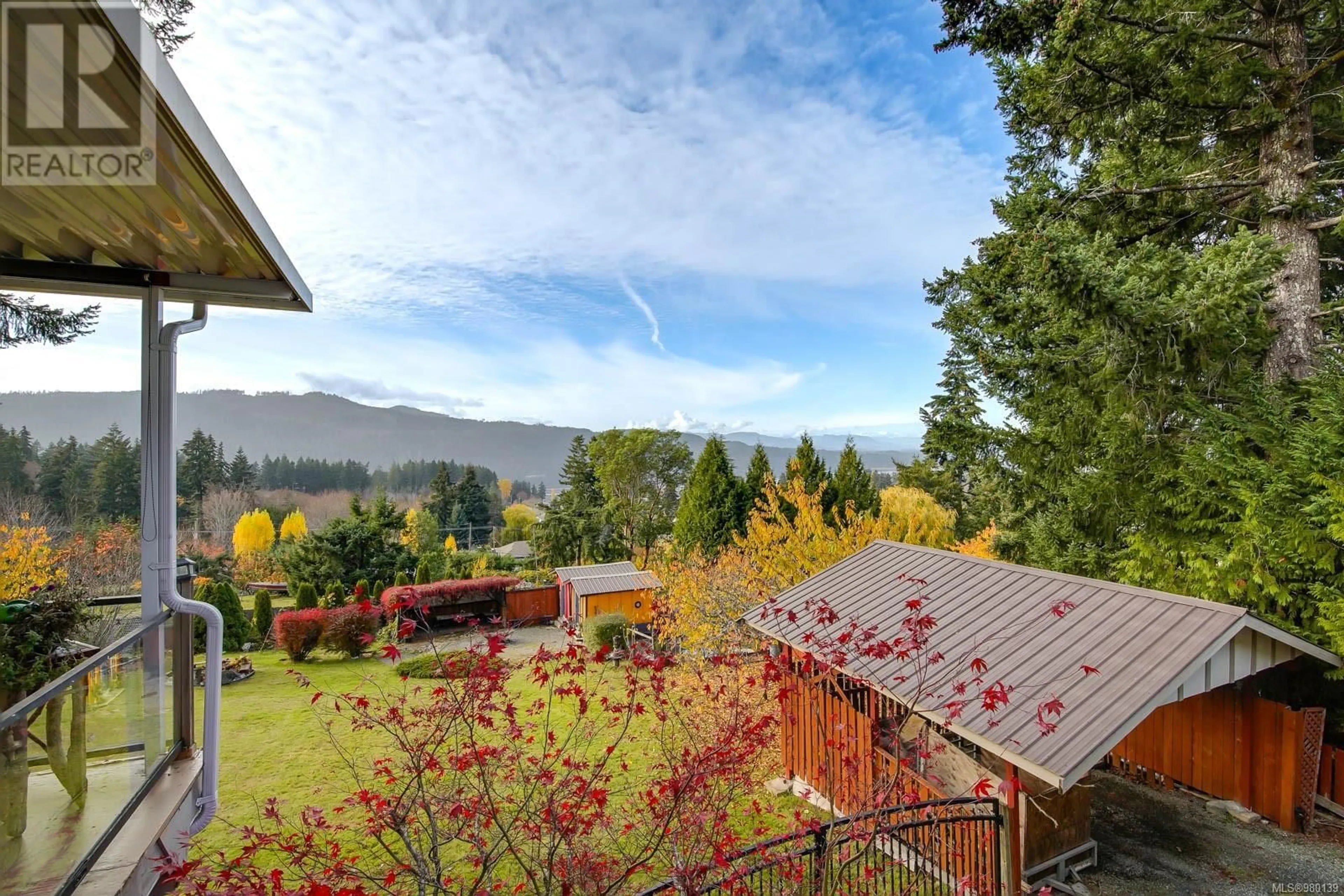 Patio, the fenced backyard for 2374 Anderson Ave, Port Alberni British Columbia V9Y2W6