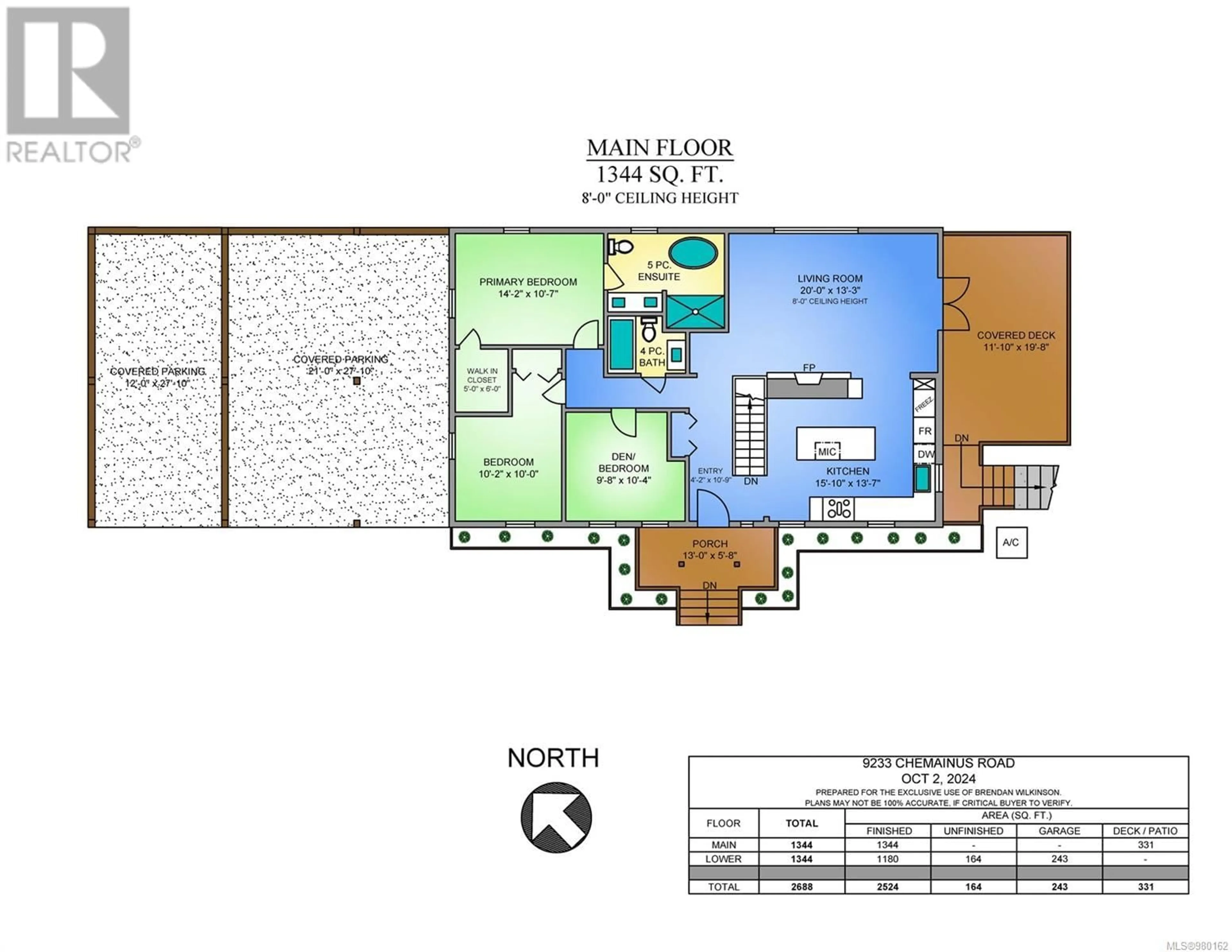 Floor plan for 9233 Chemainus Rd, Chemainus British Columbia V0R1K5