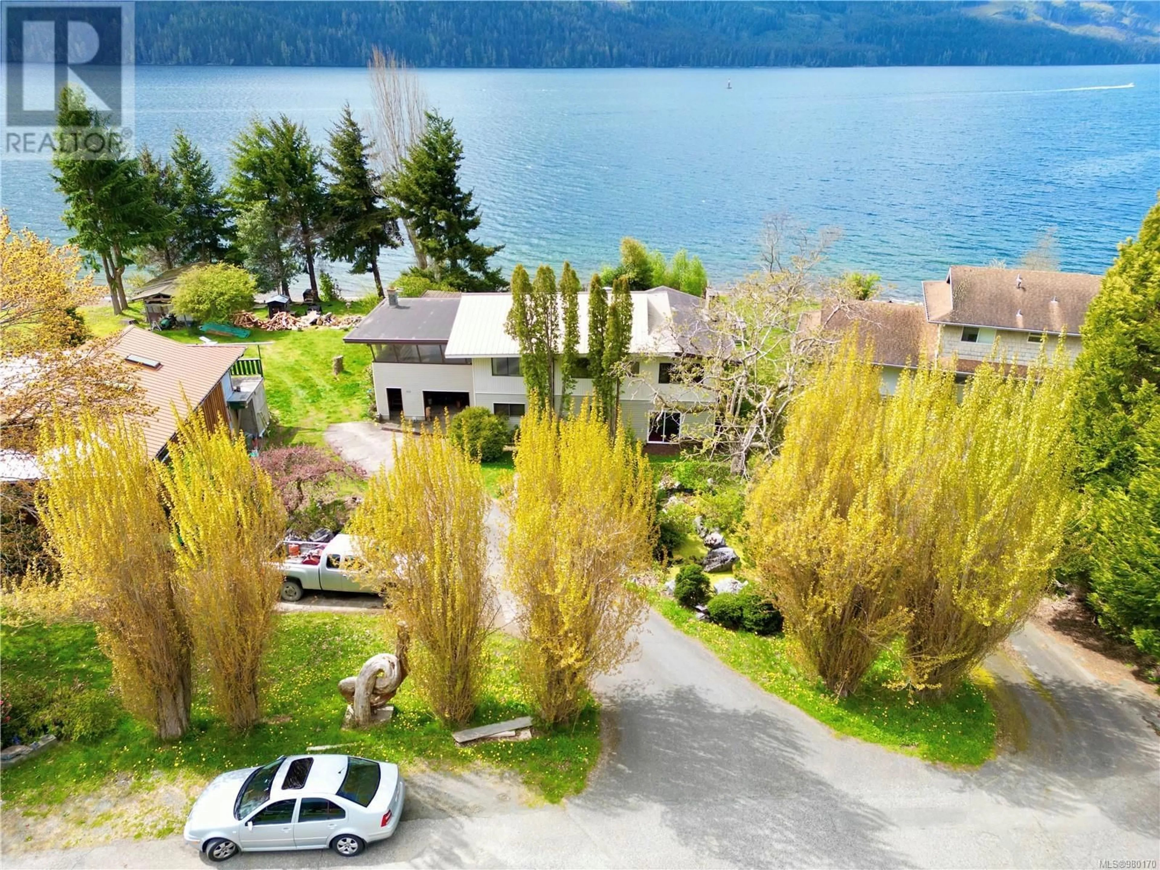 A pic from exterior of the house or condo, lake for 940 Marine Terr, Port Alice British Columbia V0N2N0