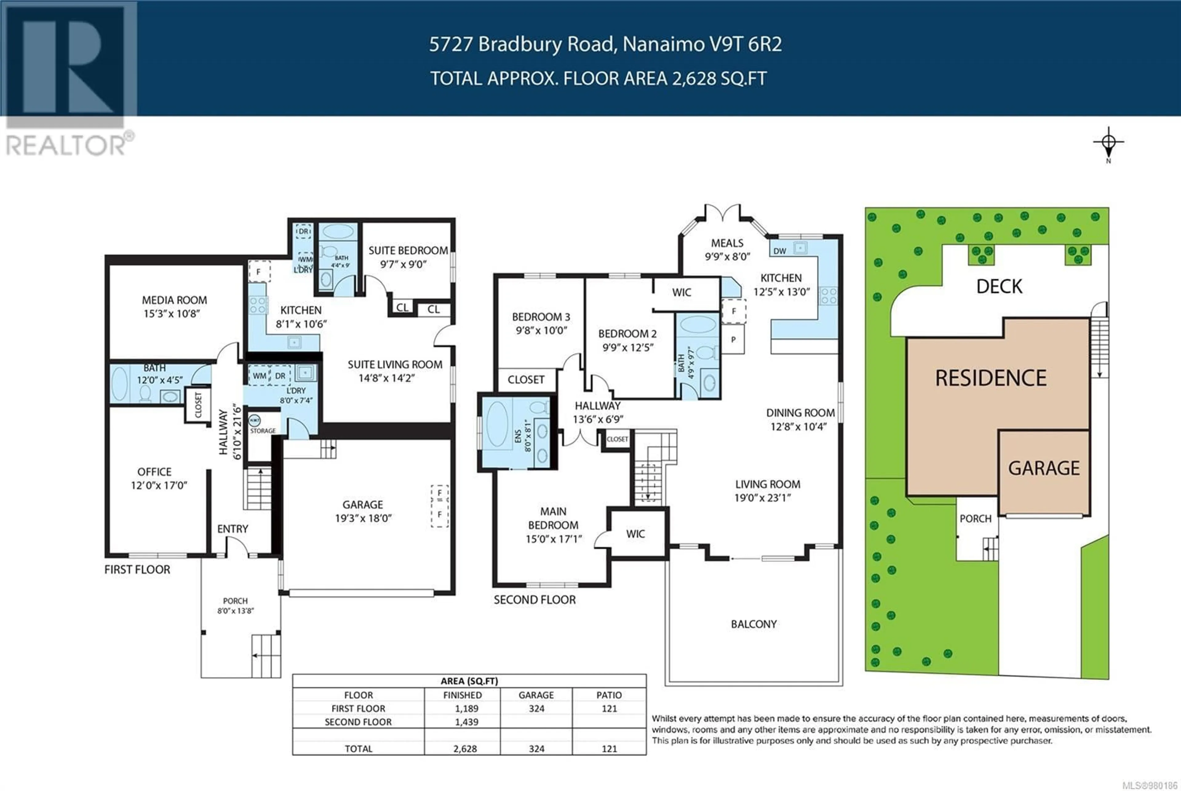 Floor plan for 5727 Bradbury Rd, Nanaimo British Columbia V9T0B6