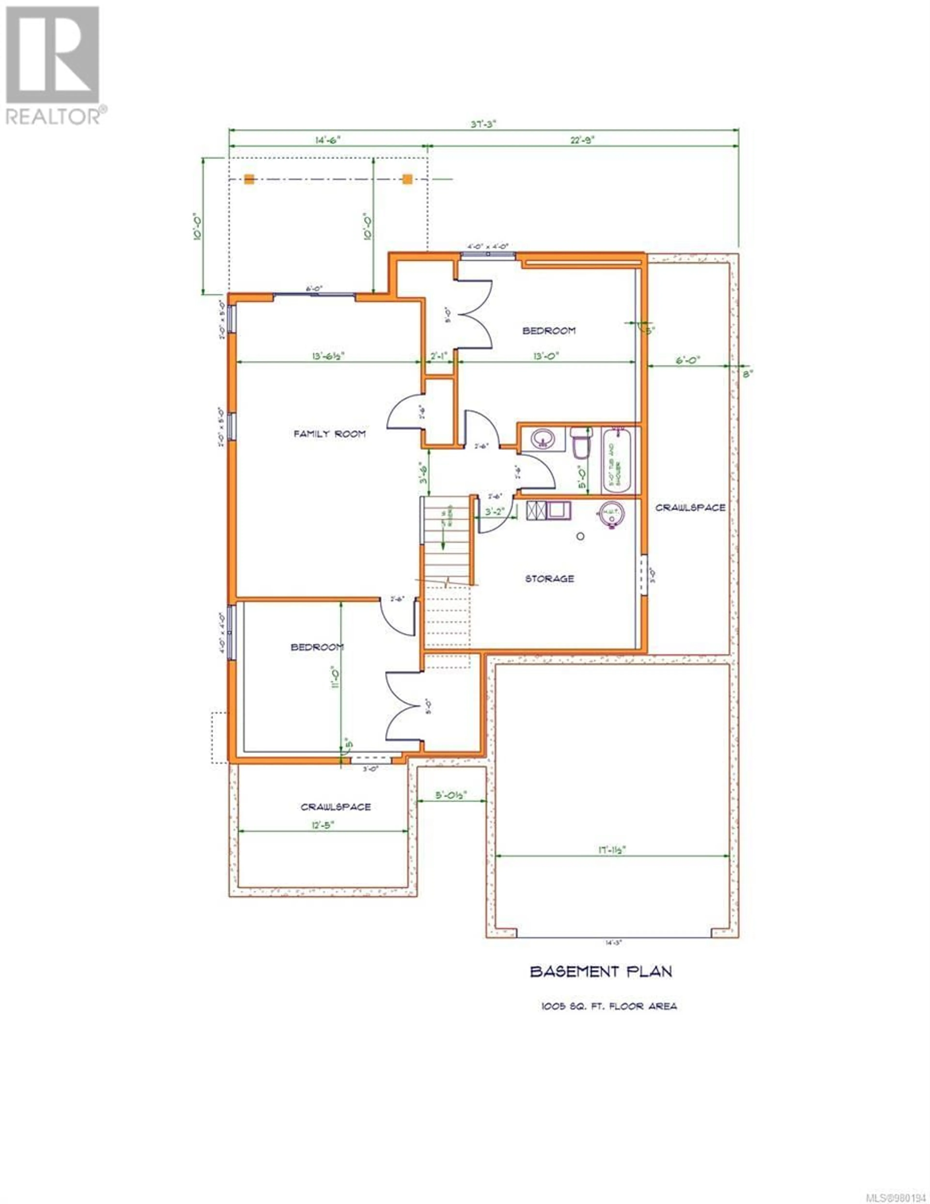 Floor plan for 9653 Askew Creek Dr, Chemainus British Columbia V9L3X1