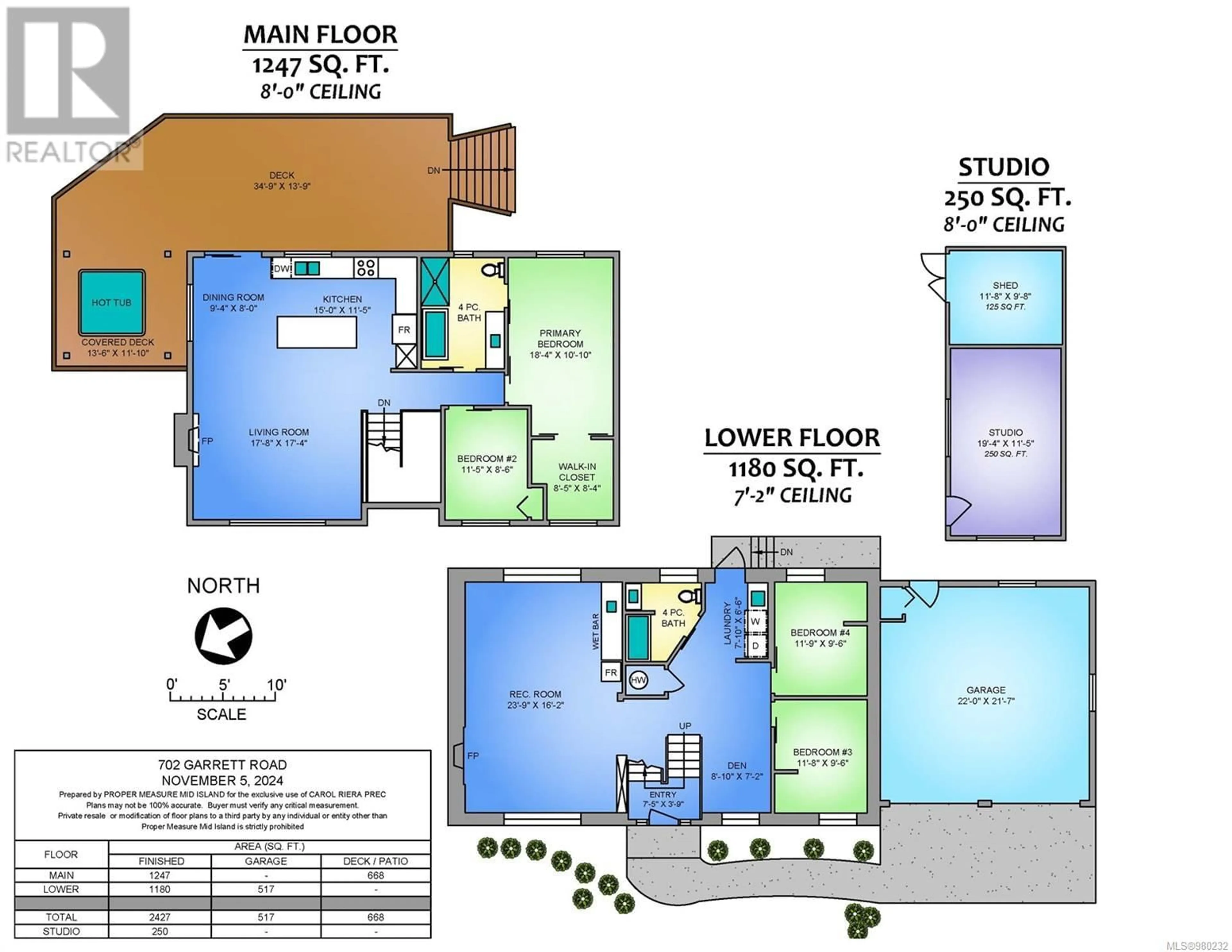 Floor plan for 702 Garrett Rd, Qualicum Beach British Columbia V9K1L1