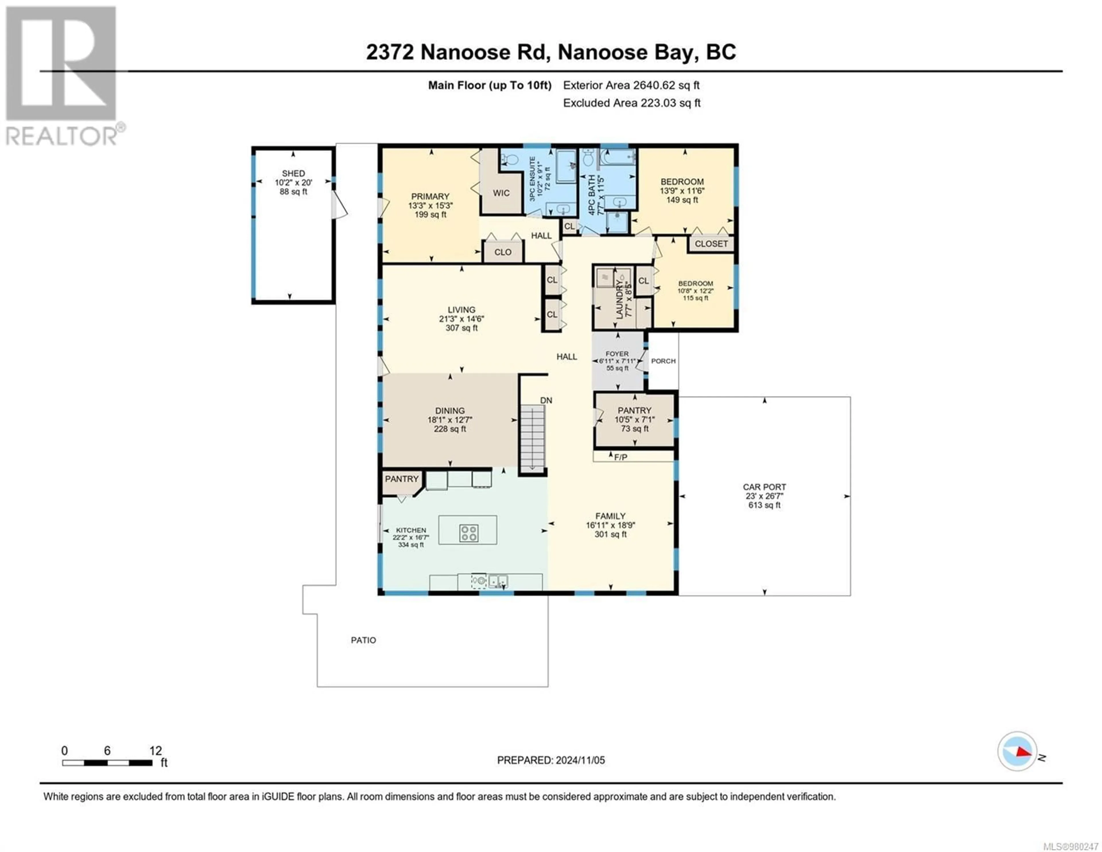 Floor plan for 2372 Nanoose Rd, Nanoose Bay British Columbia V9P9E6