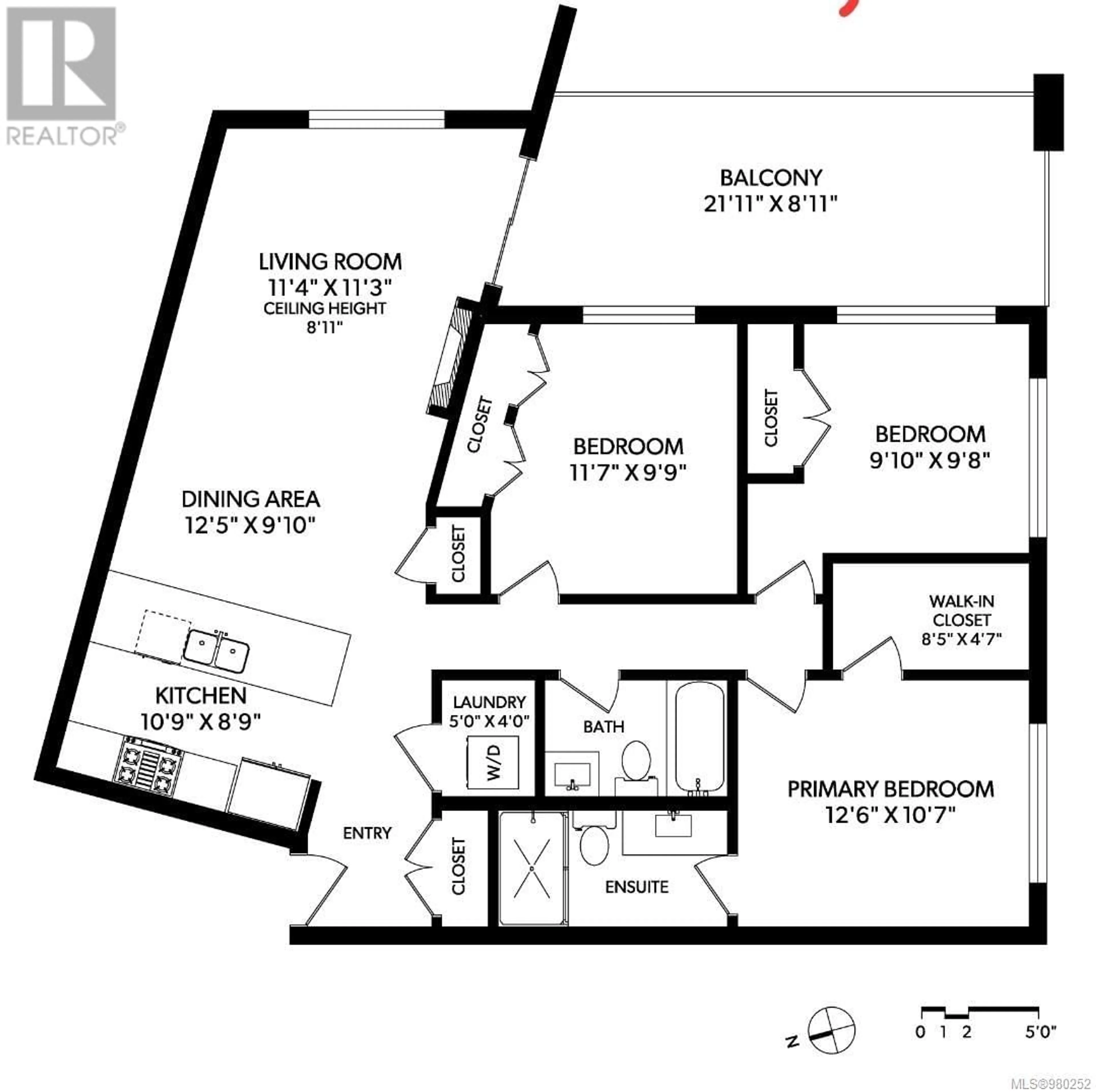 Floor plan for 409 958 Pharoah Mews, Langford British Columbia V9B7A1