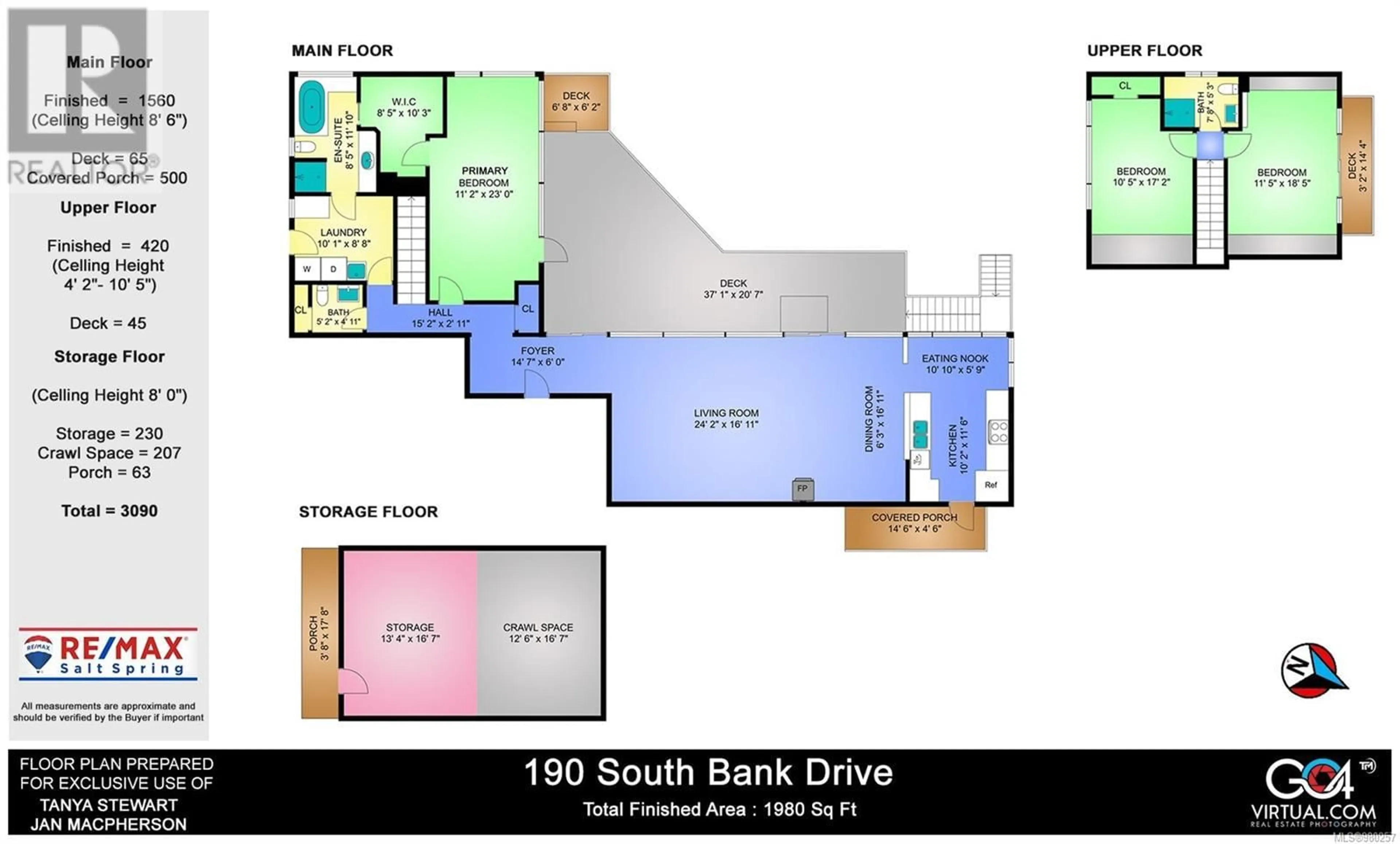 Floor plan for 190 South Bank Dr, Salt Spring British Columbia V8K1M8