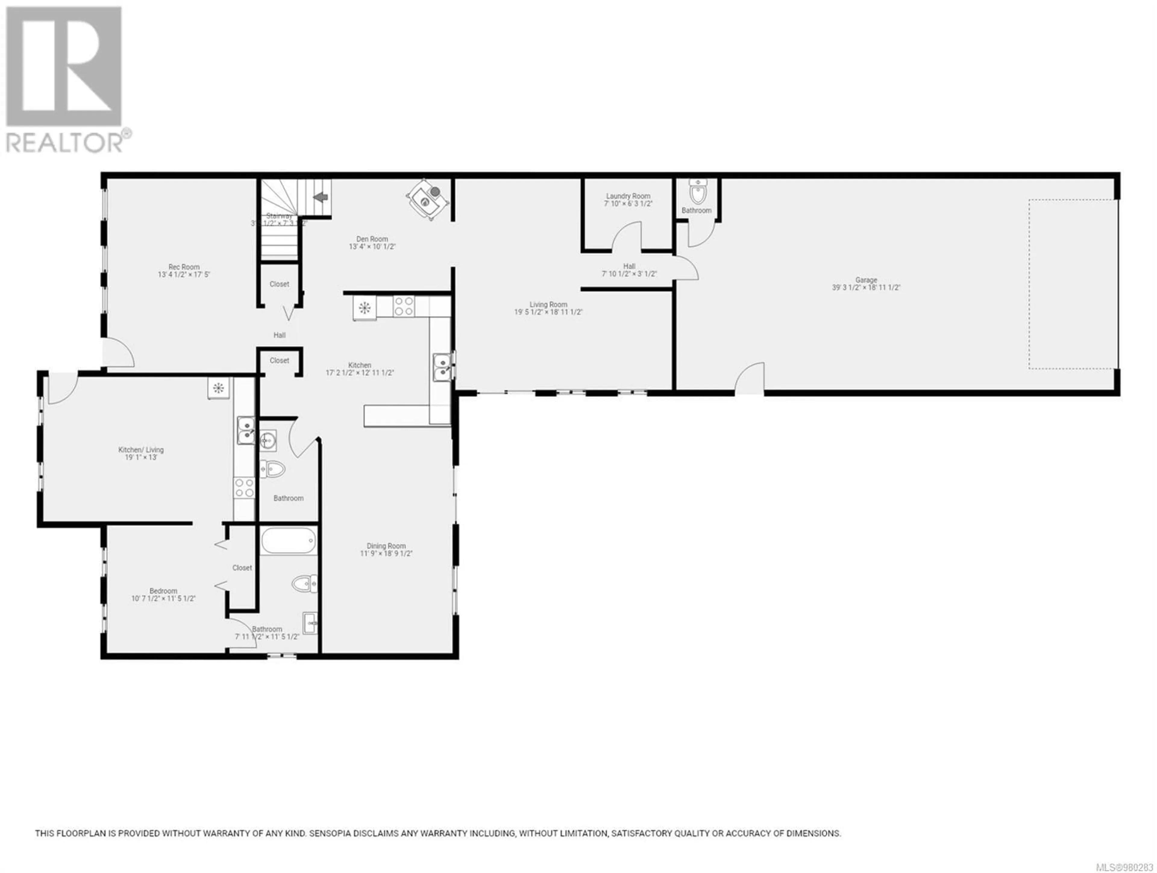 Floor plan for 231 Twillingate Rd, Campbell River British Columbia V9W1V1