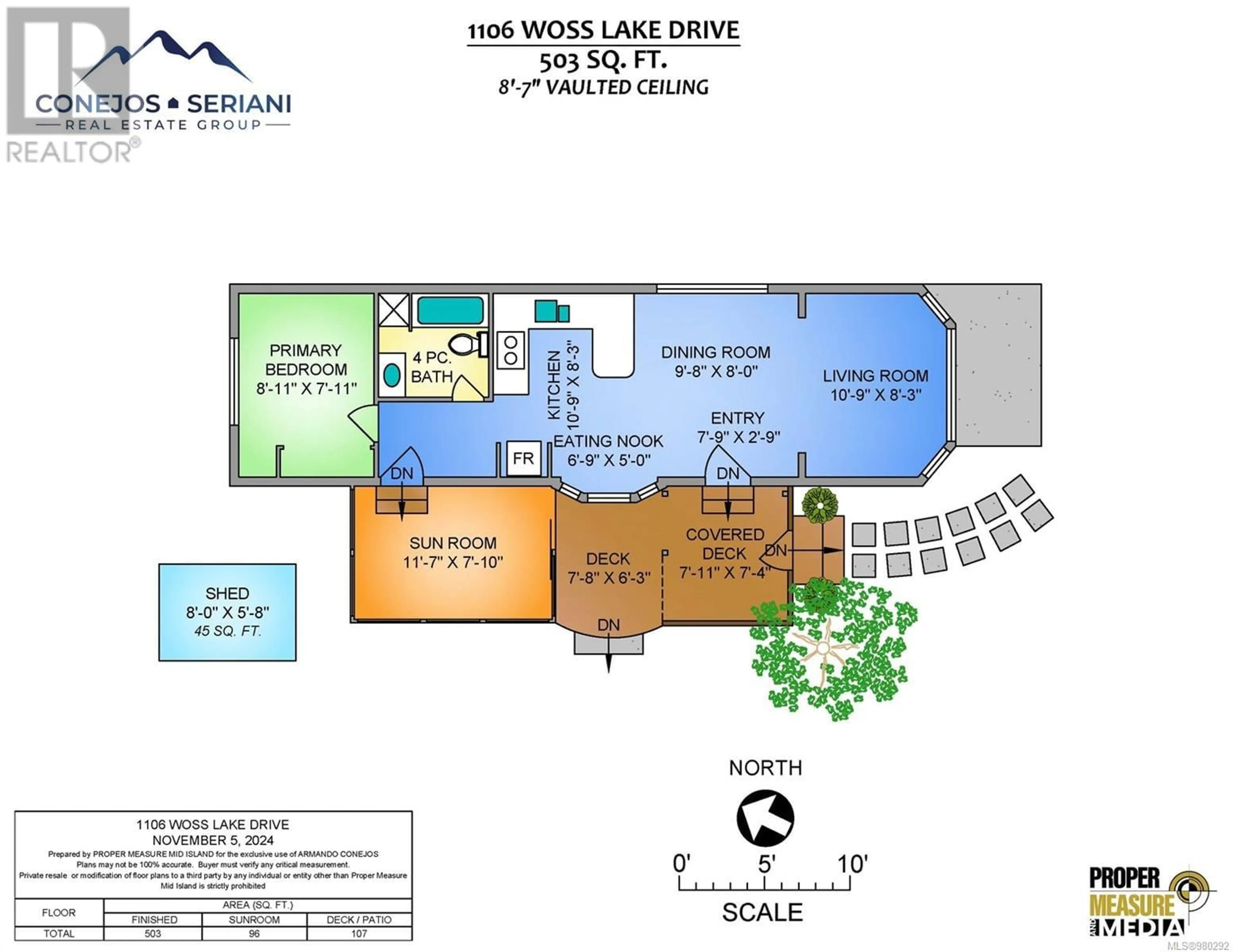 Floor plan for 1106 Woss Lake Dr, Nanaimo British Columbia V9R6S8