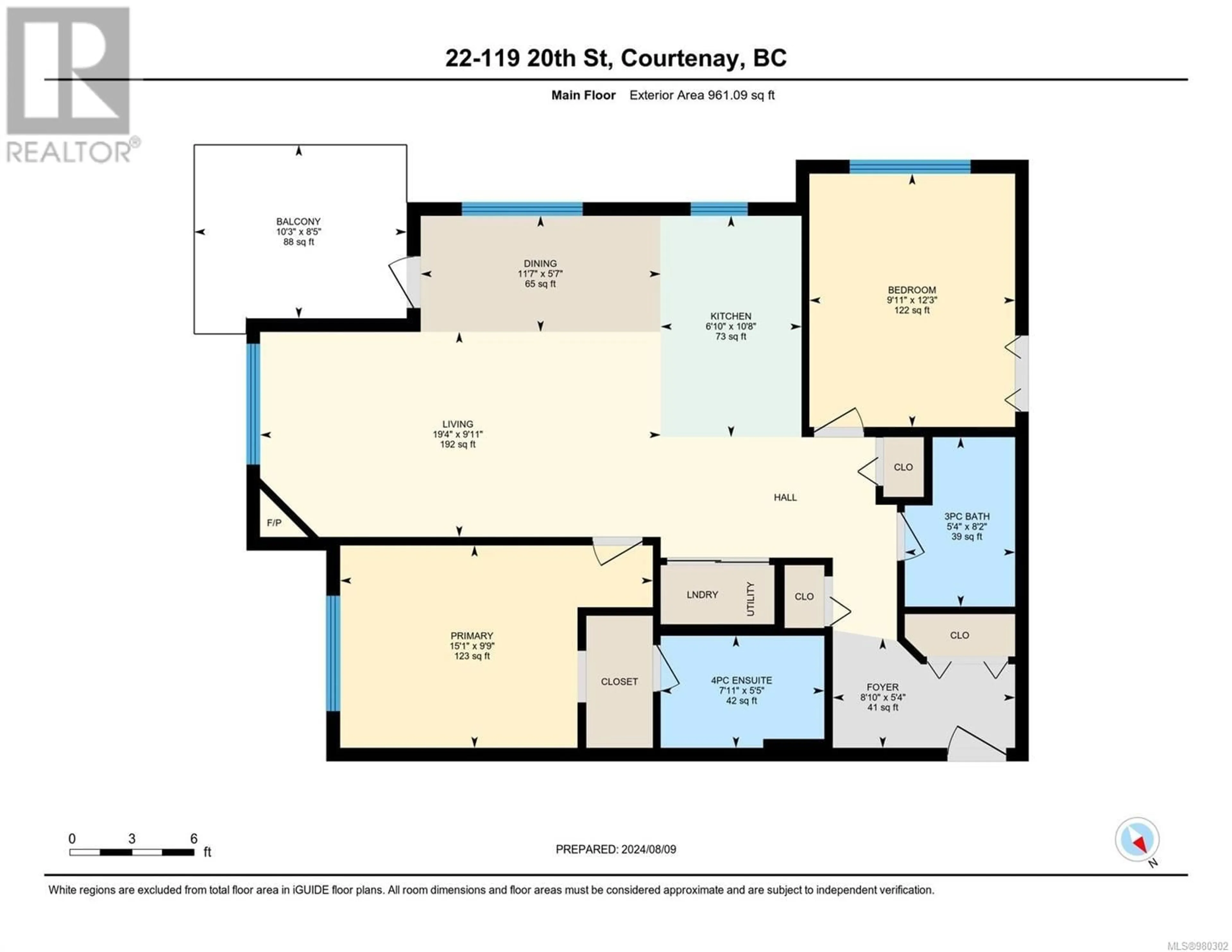 Floor plan for 22 119 20th St, Courtenay British Columbia V9N8B1