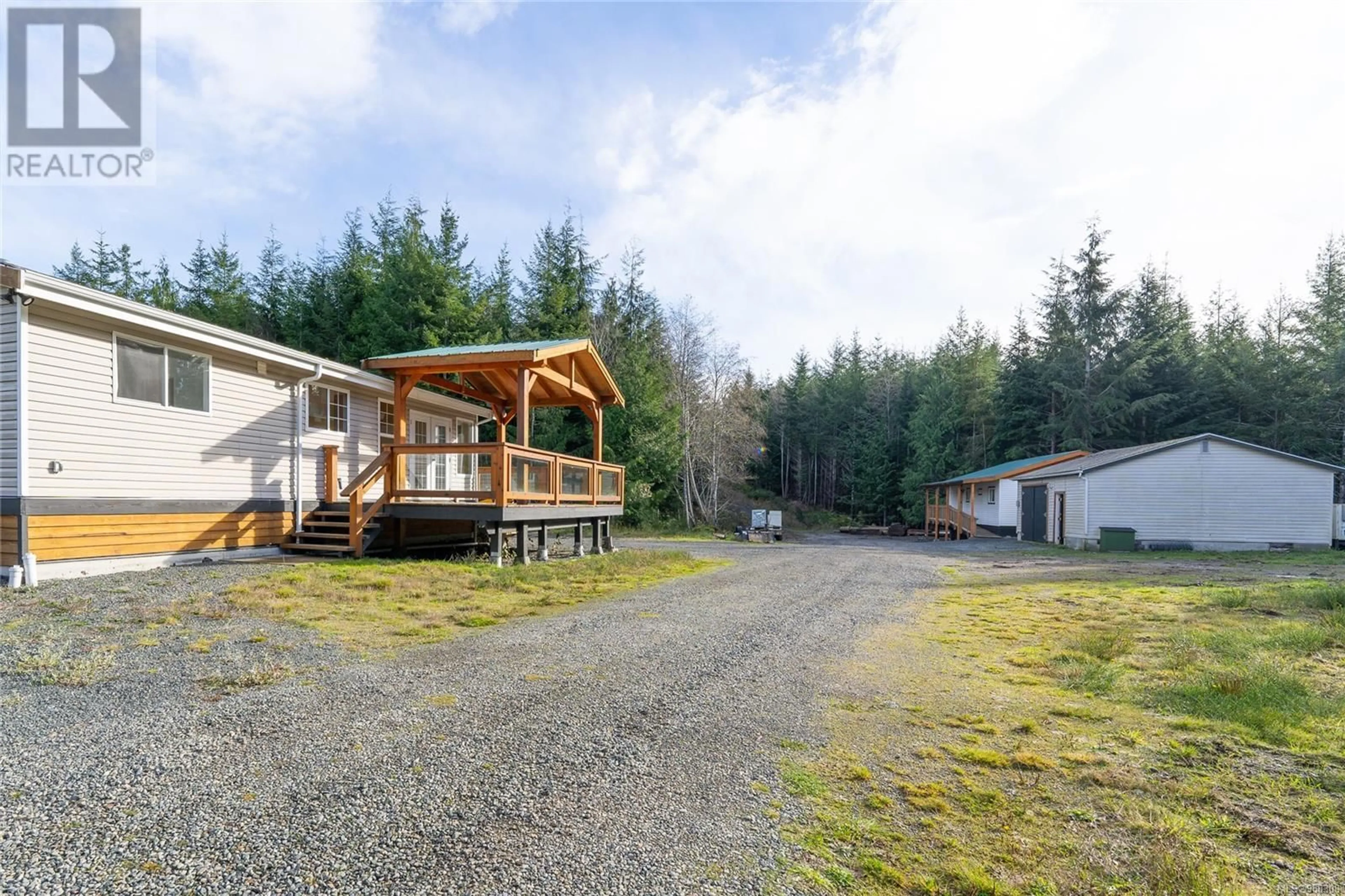 A pic from outside/outdoor area/front of a property/back of a property/a pic from drone, unknown for 2590 CLARK ROAD, Sooke British Columbia V9Z0K5