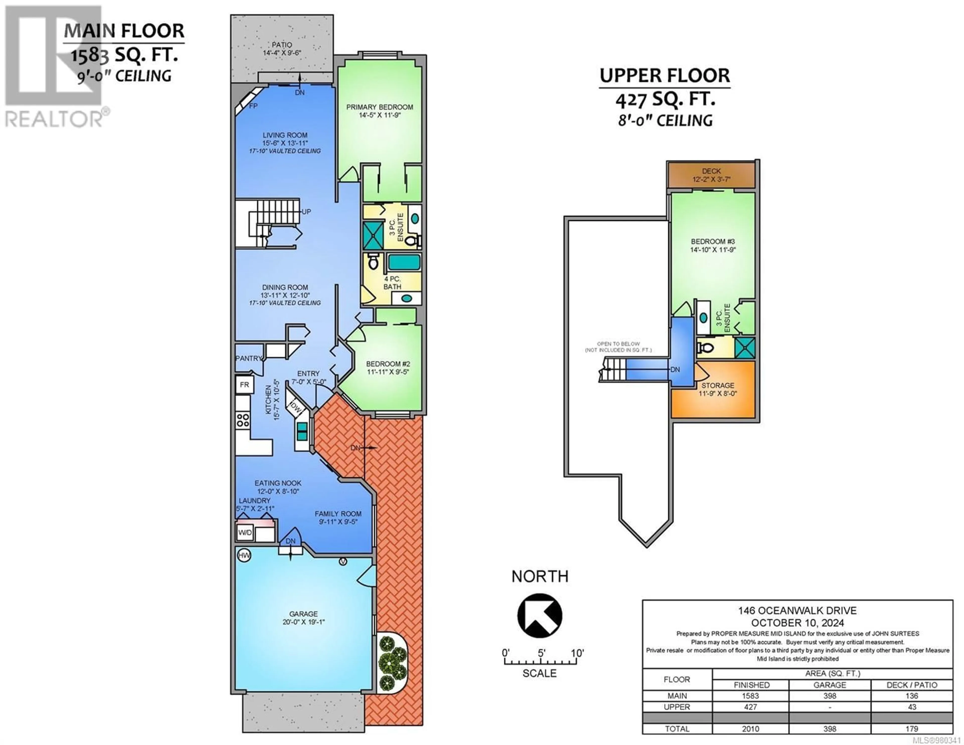 Floor plan for 146 Ocean Walk Dr, Nanaimo British Columbia V9V1N2