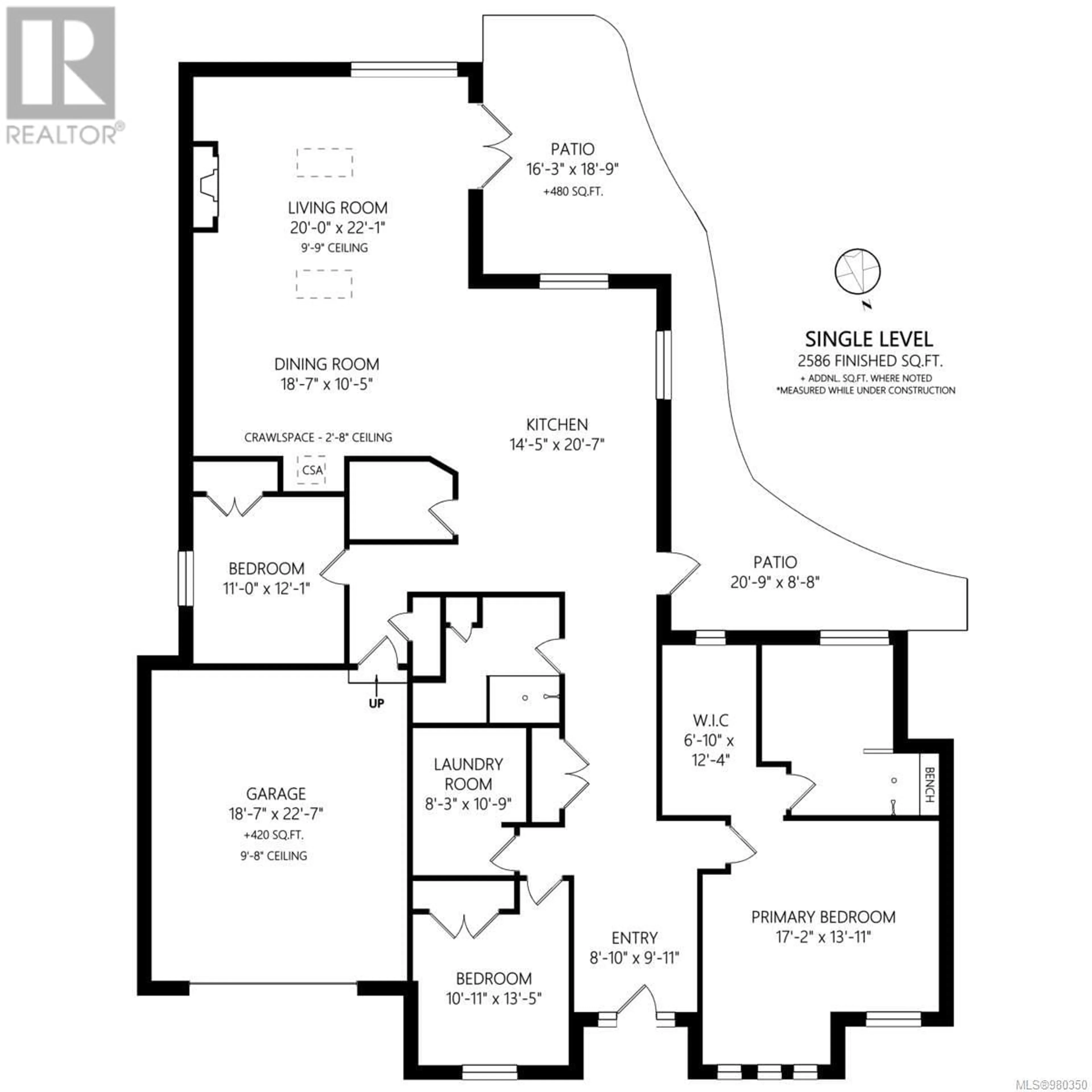 Floor plan for 3480 Goodrich Rd, Nanoose Bay British Columbia V9P9K8