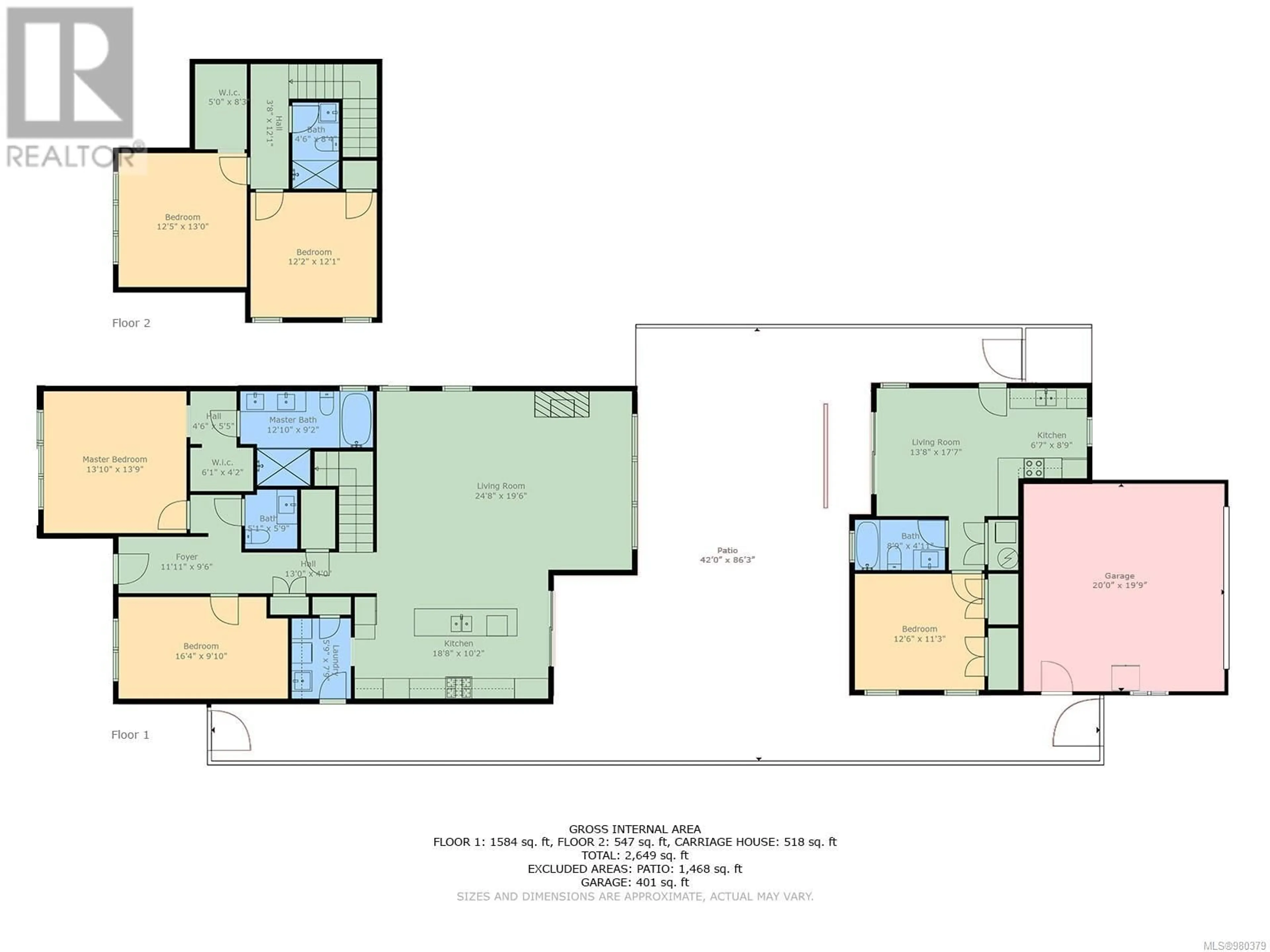 Floor plan for 738 West Ridge Way, Qualicum Beach British Columbia V9K0A9