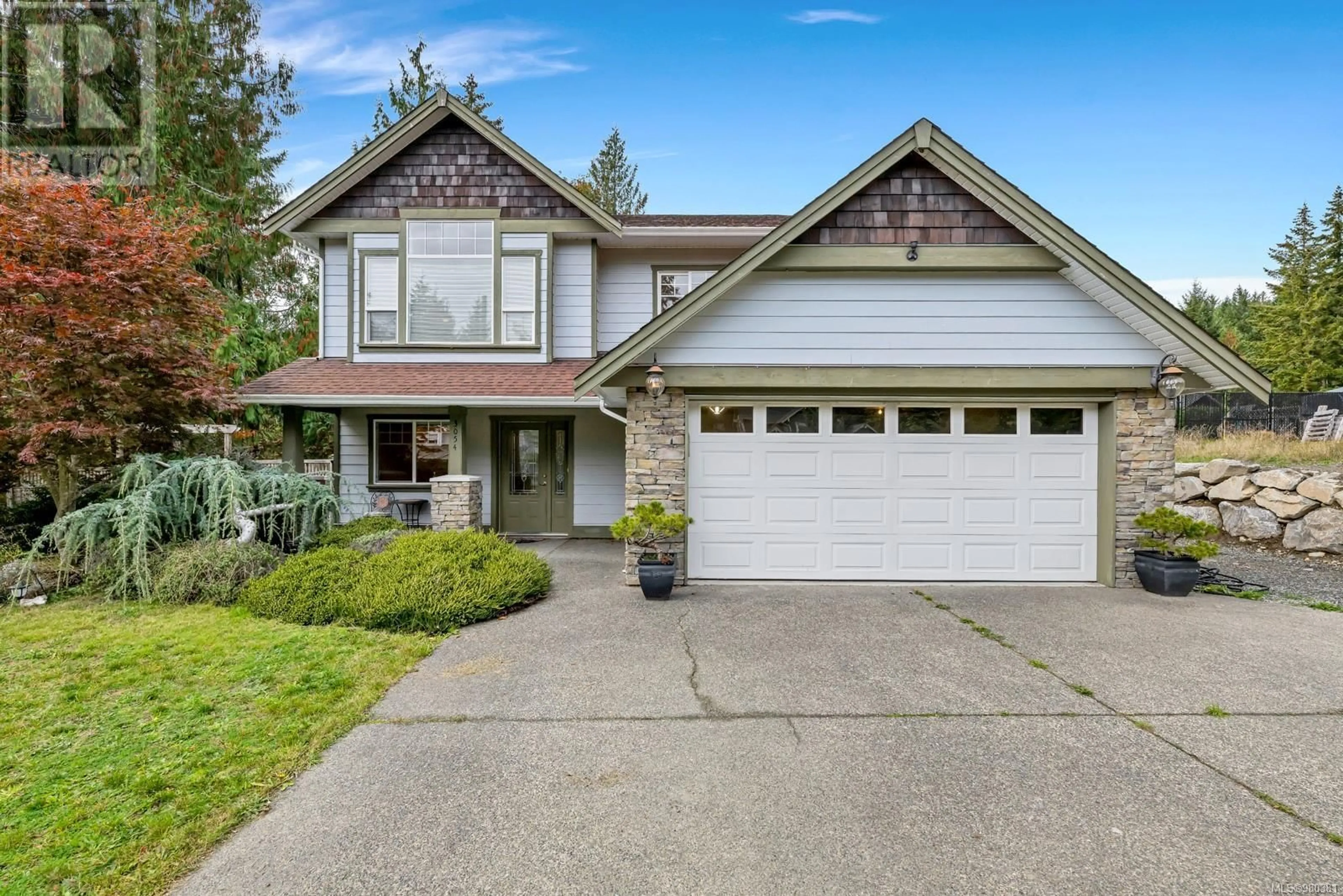 Frontside or backside of a home, the street view for 3054 Miner Rd, Shawnigan Lake British Columbia V0R2W1