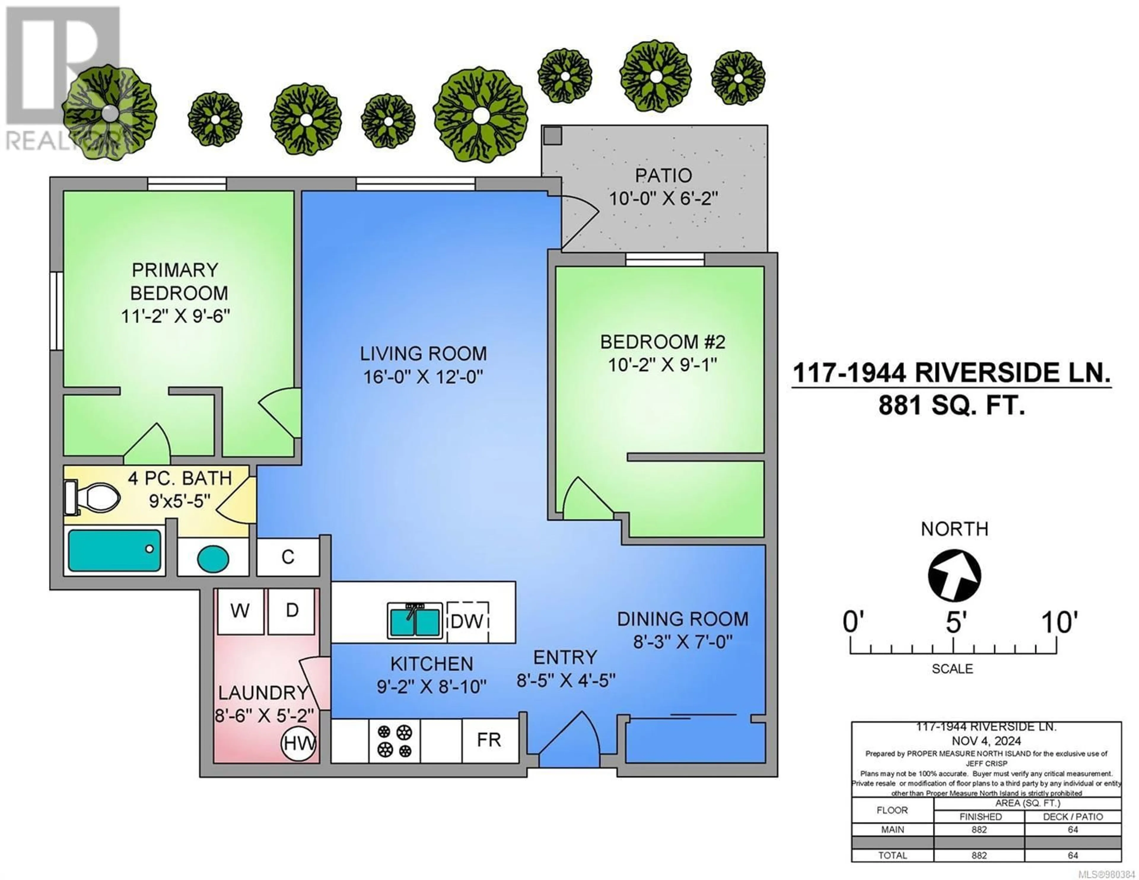 Floor plan for 117 1944 Riverside Lane, Courtenay British Columbia V9N0E5