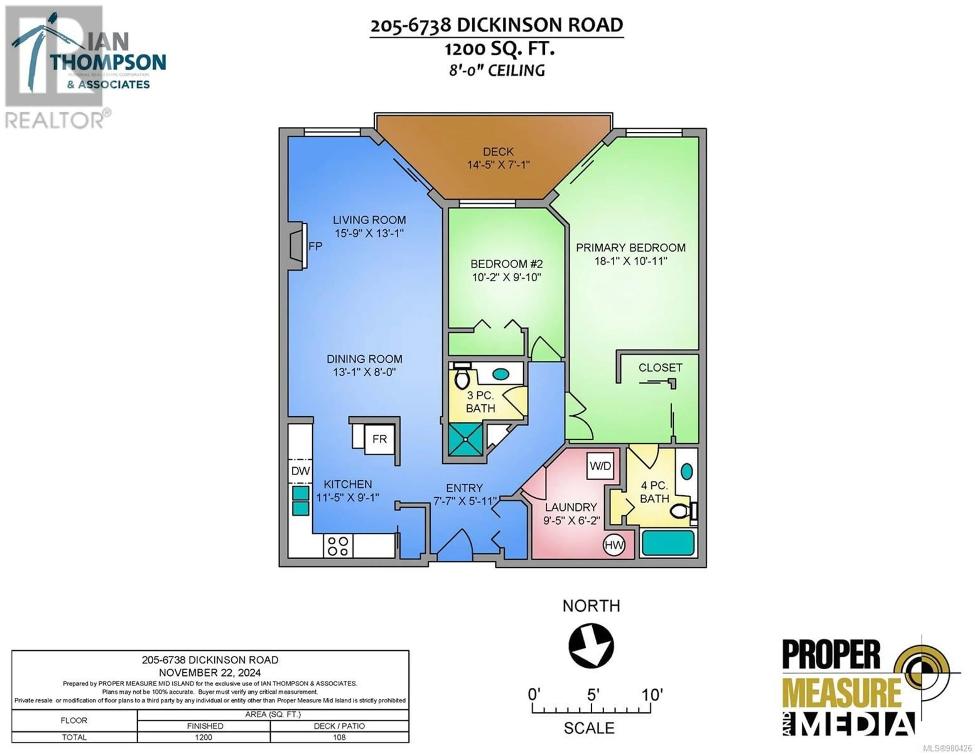 Floor plan for 205 6738 Dickinson Rd, Nanaimo British Columbia V9V1T3