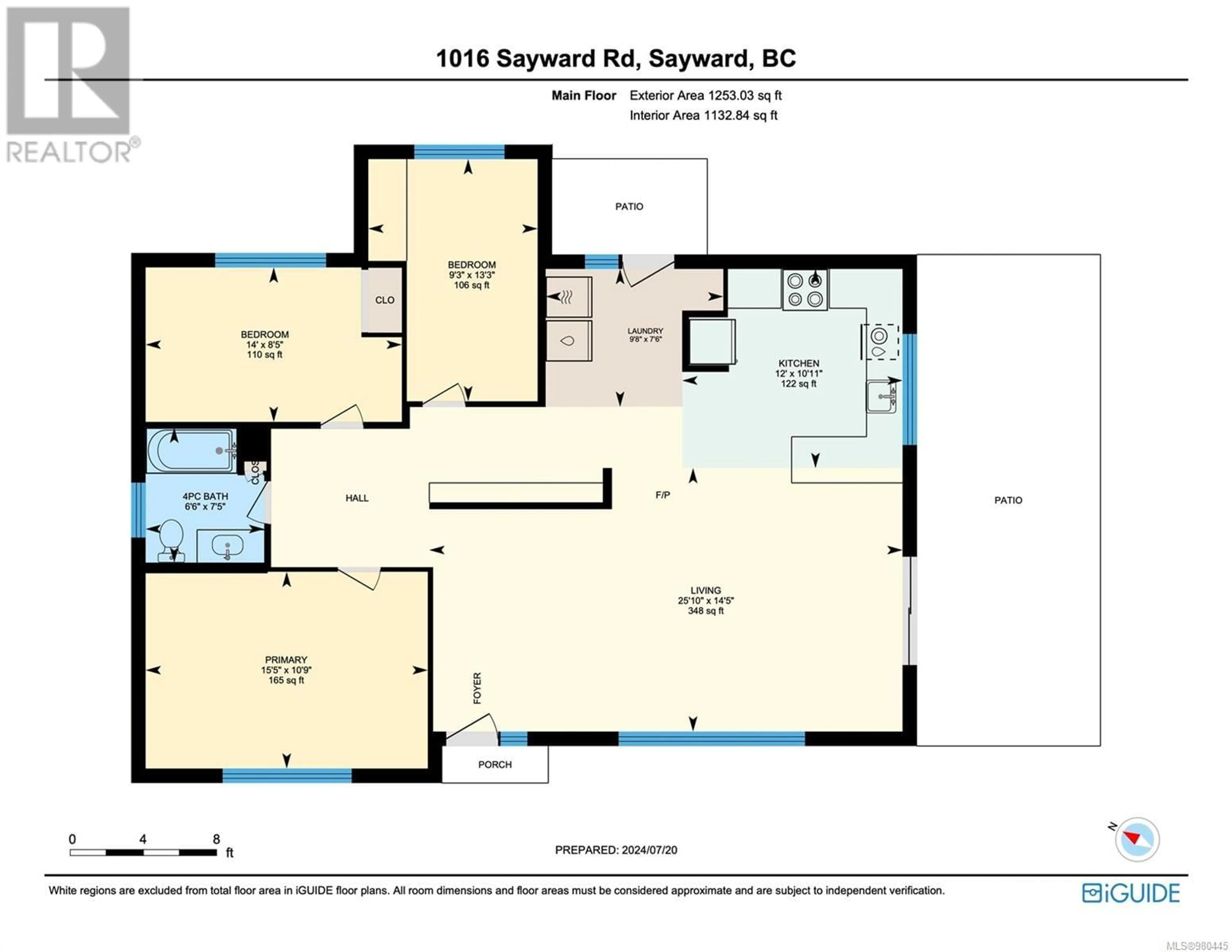 Floor plan for 1016 Sayward Rd, Sayward British Columbia V9W7Y8