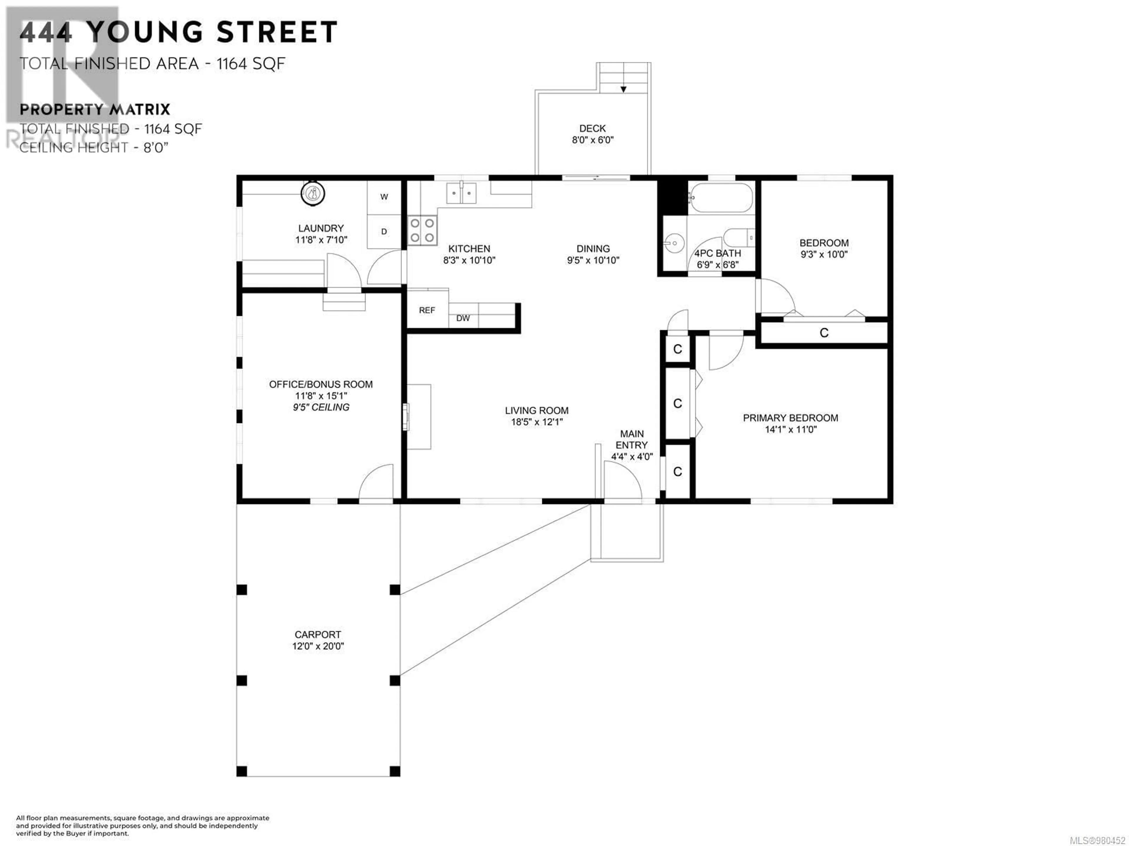 Floor plan for 444 Young St, Parksville British Columbia V9P1C1