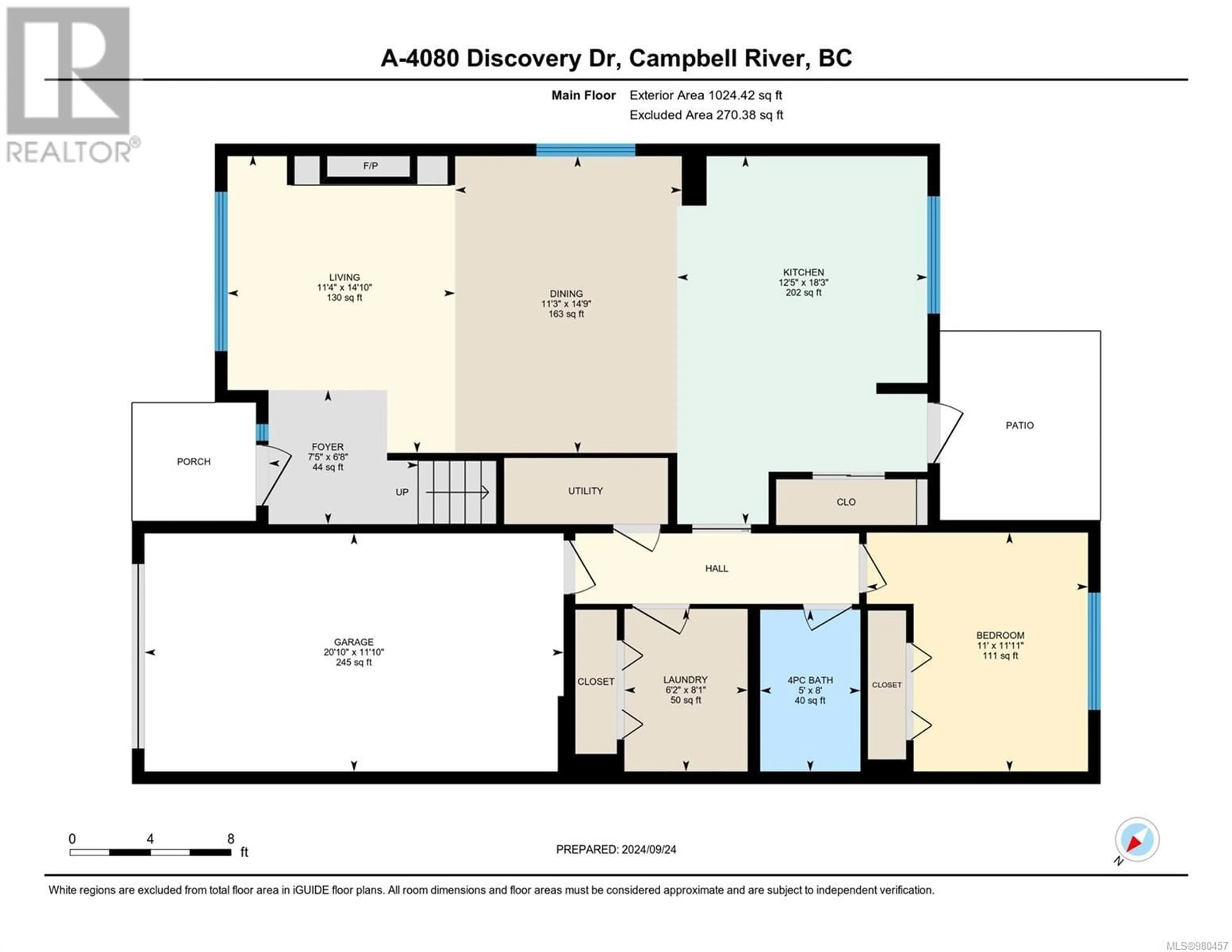 Floor plan for B 4080 Discovery Dr, Campbell River British Columbia V9W4X7