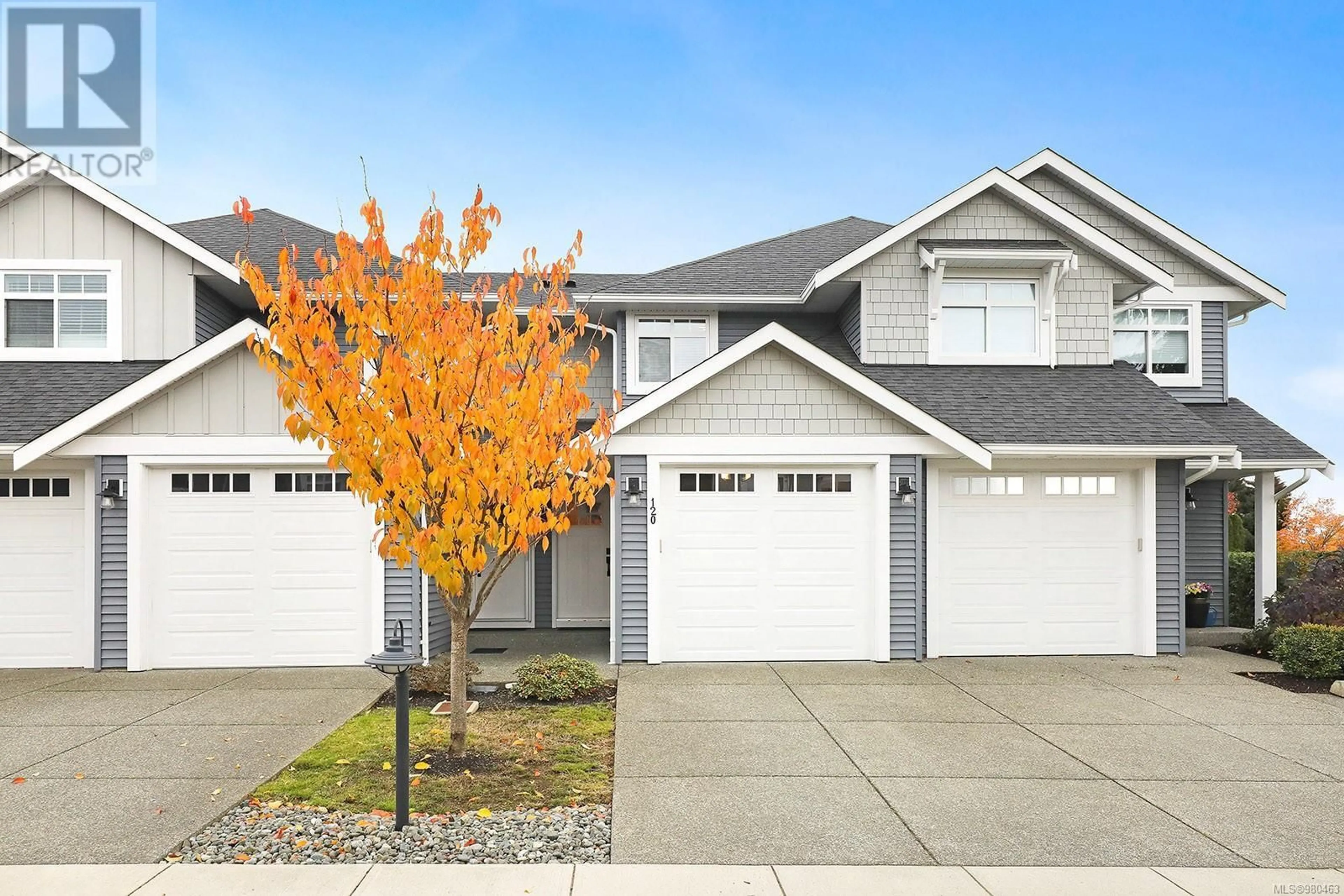 Frontside or backside of a home, the street view for 120 2485 Idiens Way, Courtenay British Columbia V9N9J4