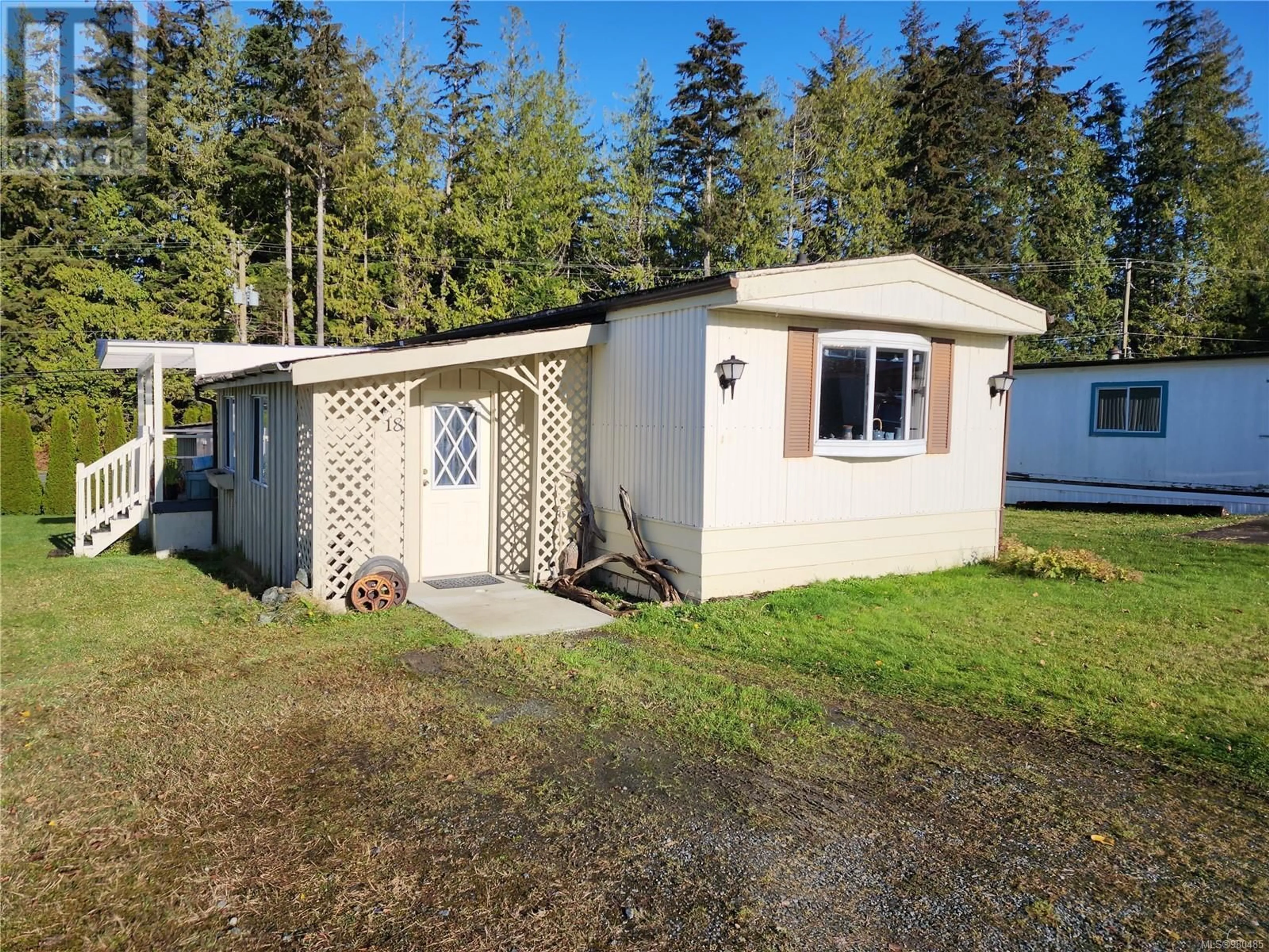 Frontside or backside of a home, cottage for 18 5250 Beaver Harbour Rd, Port Hardy British Columbia V0N2P0