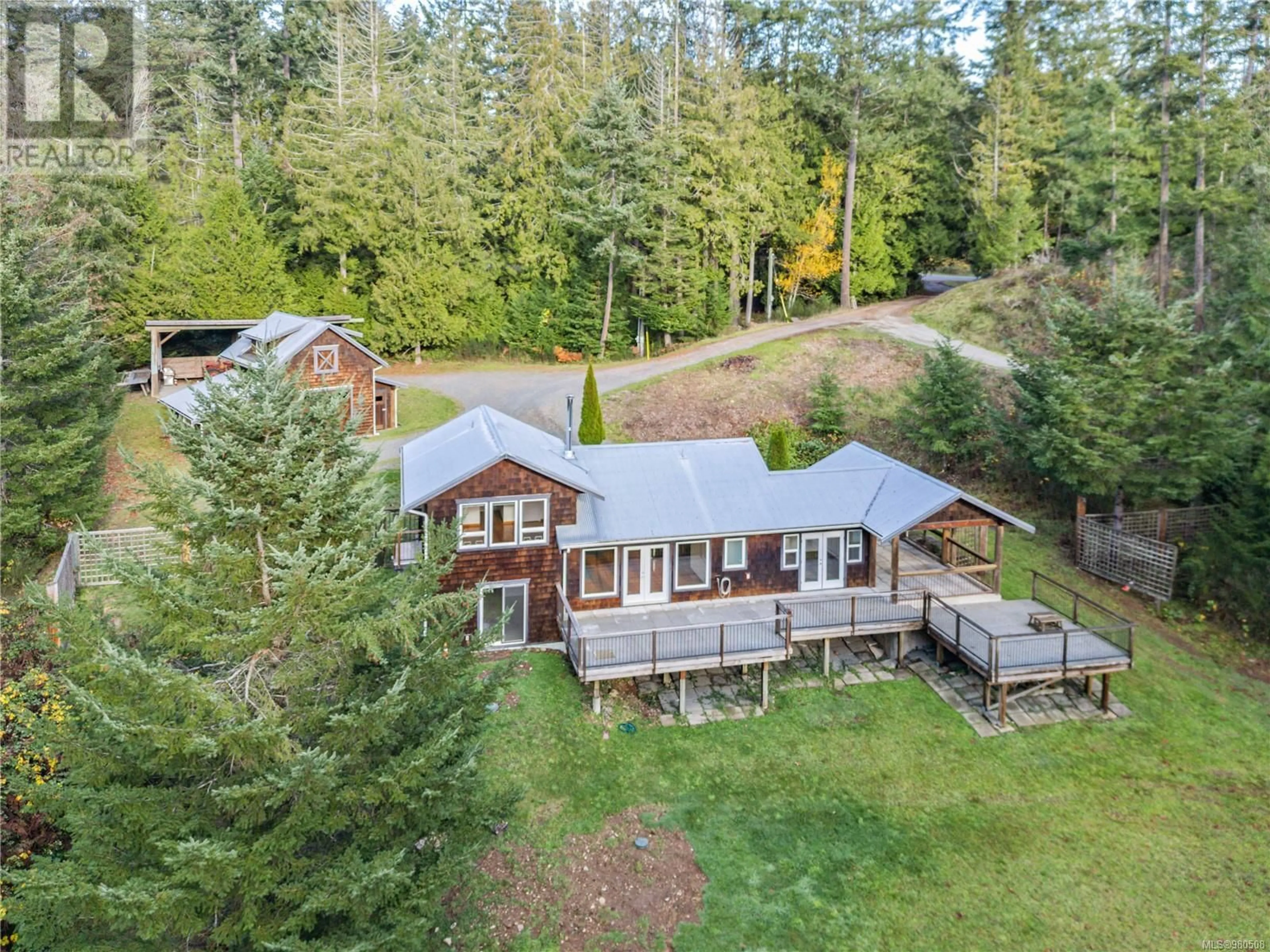 A pic from outside/outdoor area/front of a property/back of a property/a pic from drone, unknown for 211 LONG HARBOUR ROAD, Salt Spring British Columbia V8K2K9
