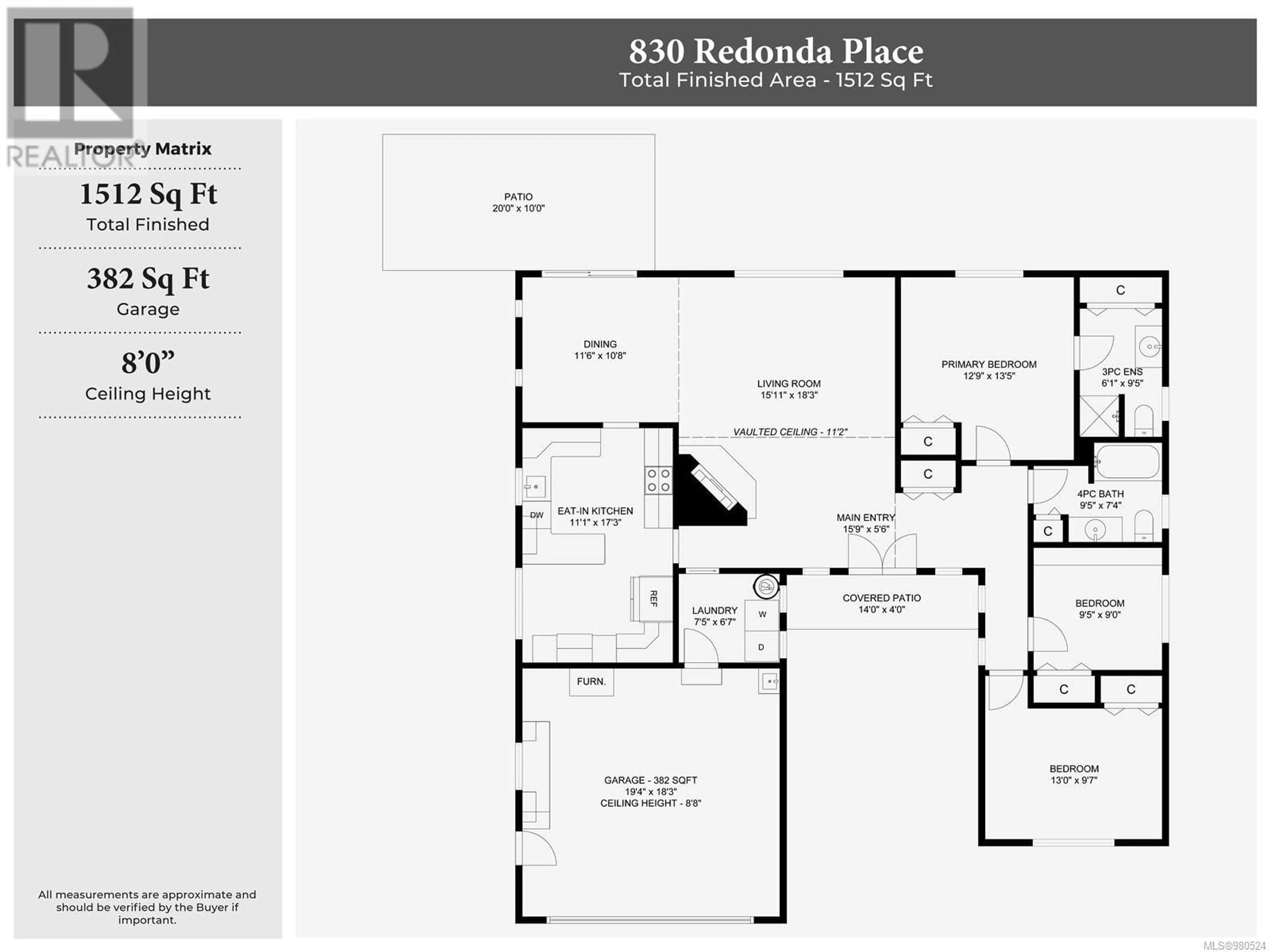 Floor plan for 830 Redonda Pl, Qualicum Beach British Columbia V9K1R4