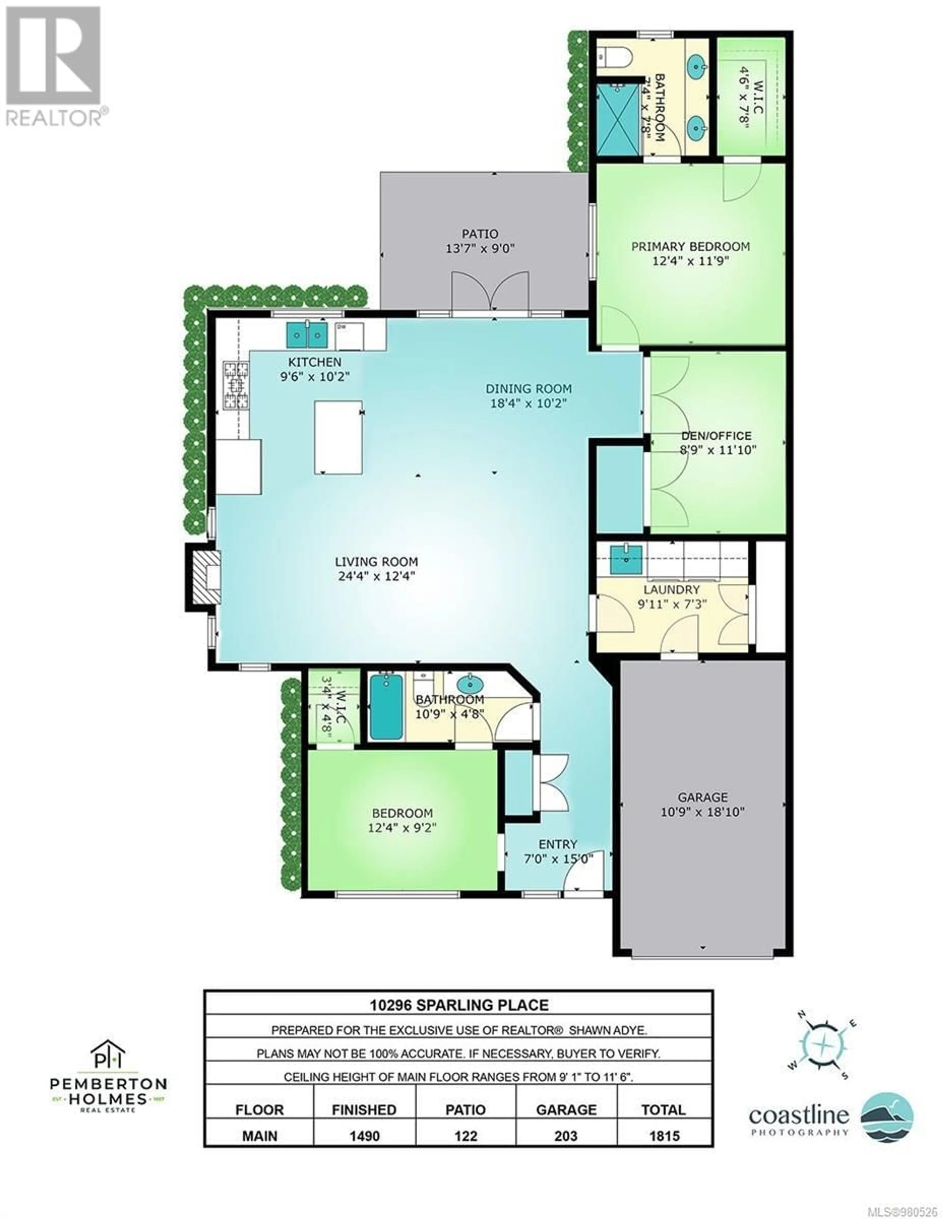 Floor plan for 10296 Sparling Pl, Sidney British Columbia V8L3K3