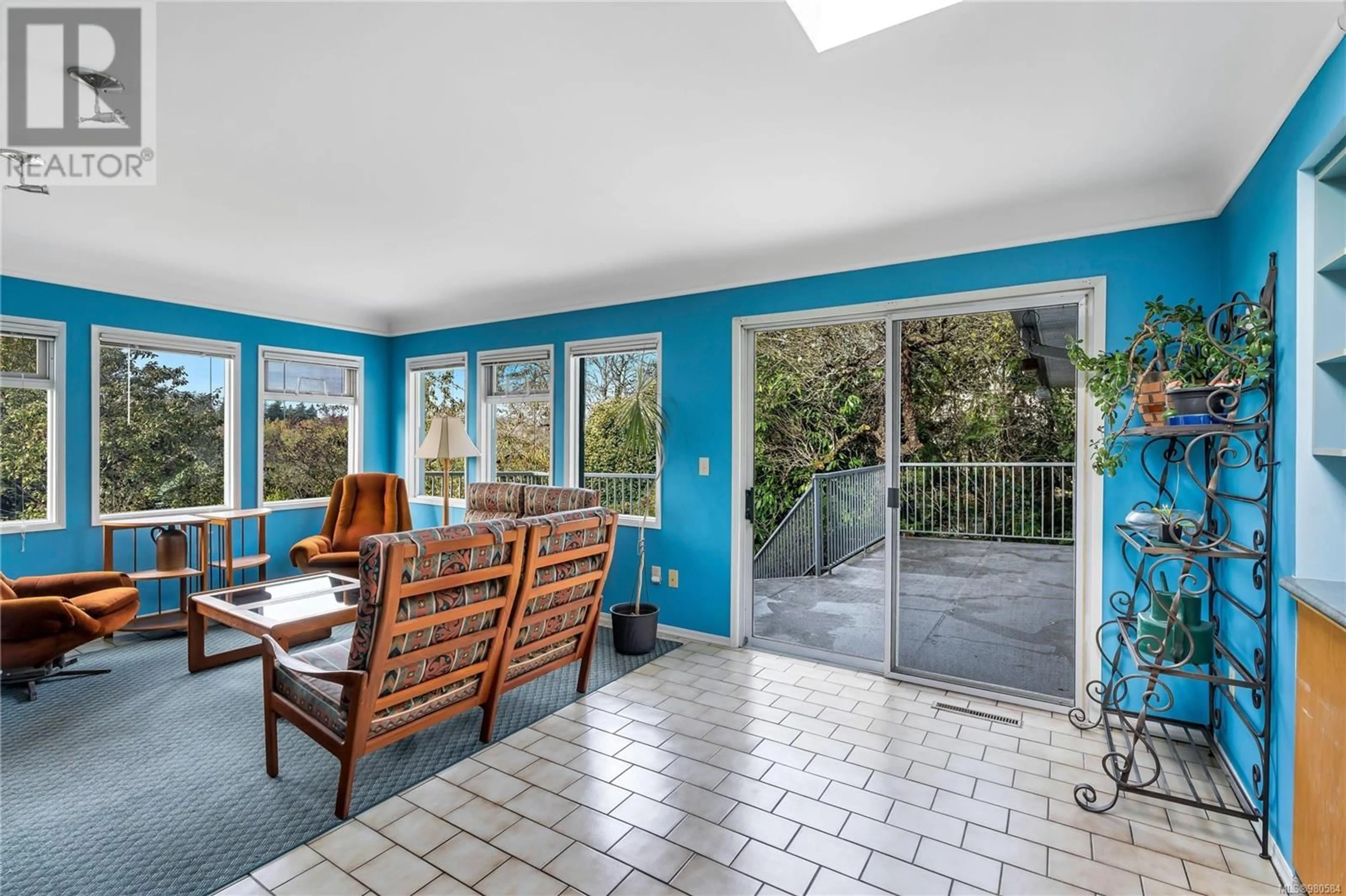 Dining room, ceramic floors, cottage for 4186 Blenkinsop Rd, Saanich British Columbia V8X2C4