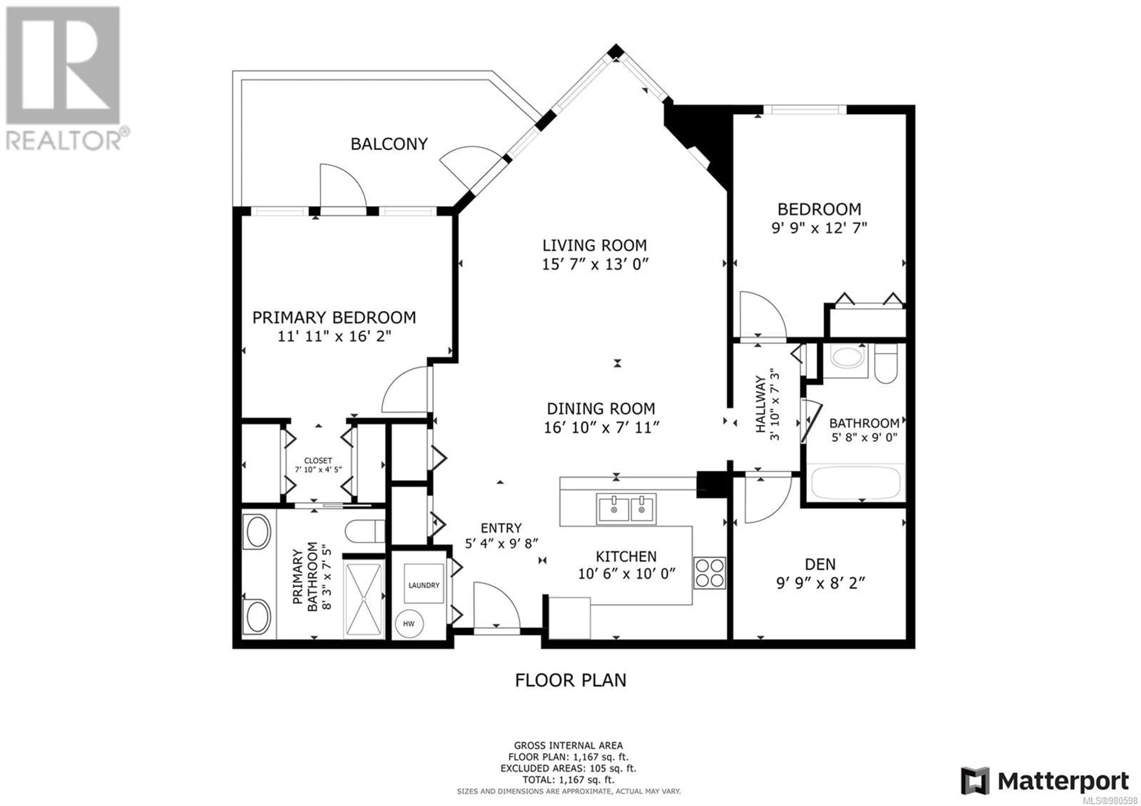 Floor plan for 403 2676 Island Hwy S, Campbell River British Columbia V9W1C7