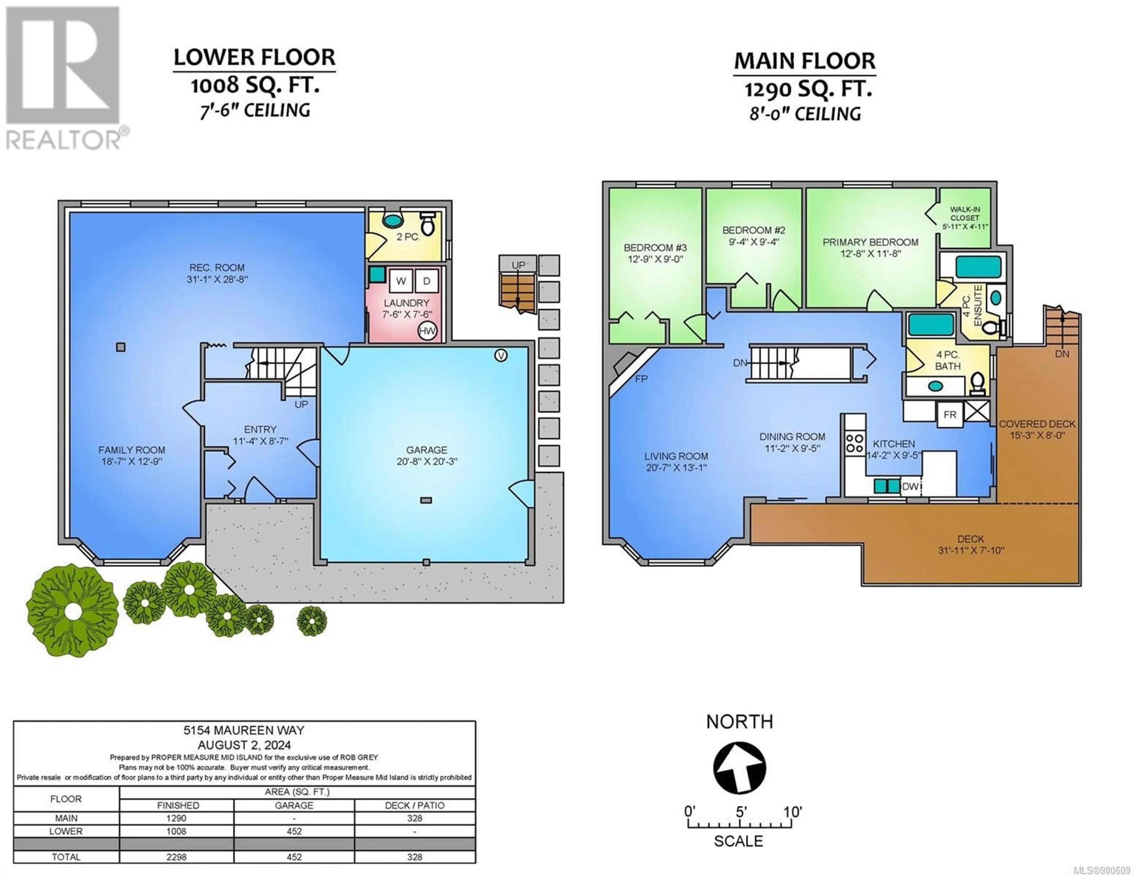 Floor plan for 5154 Maureen Way, Nanaimo British Columbia V9T5Z5