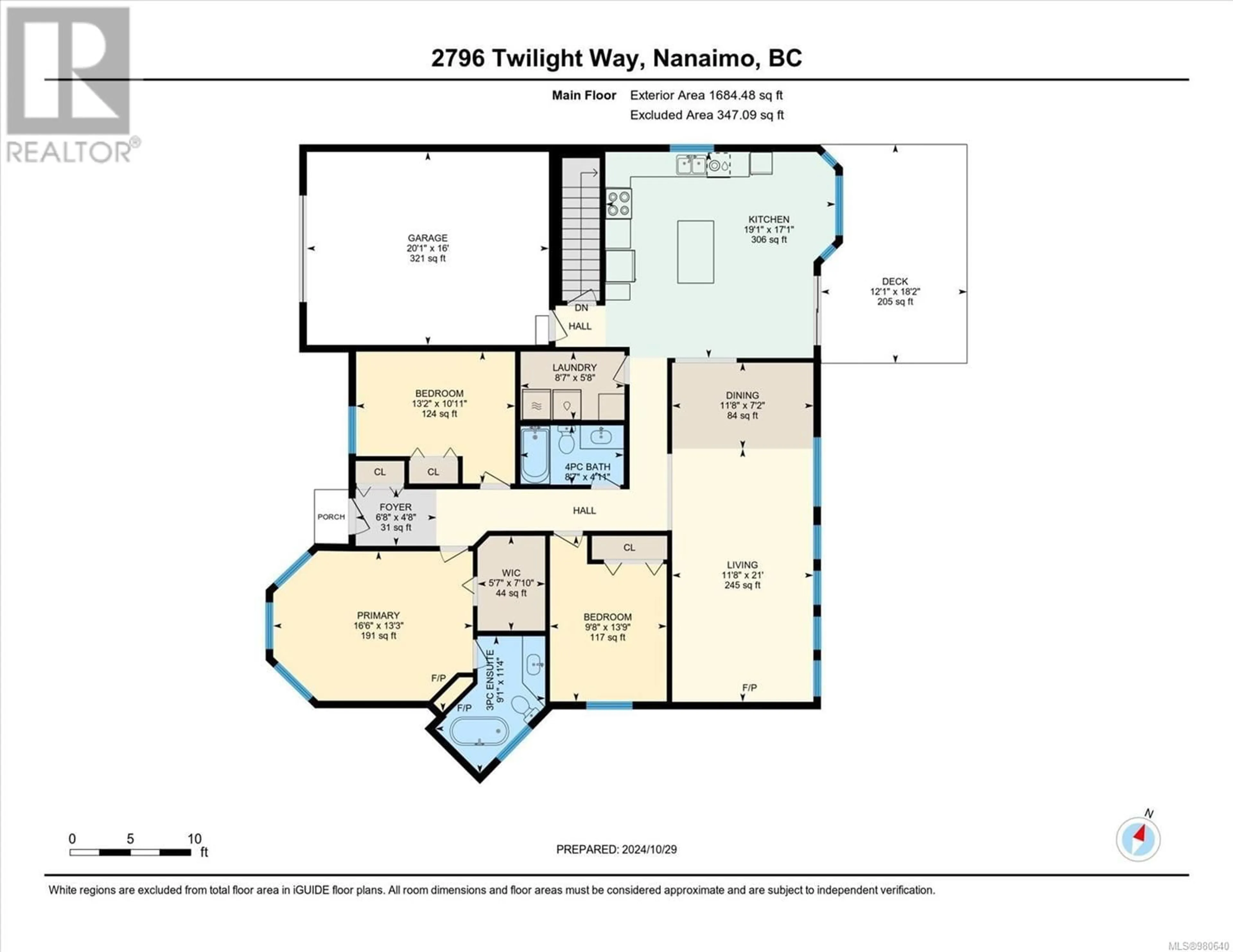 Floor plan for 2796 Twilight Way, Nanaimo British Columbia V9X1H3