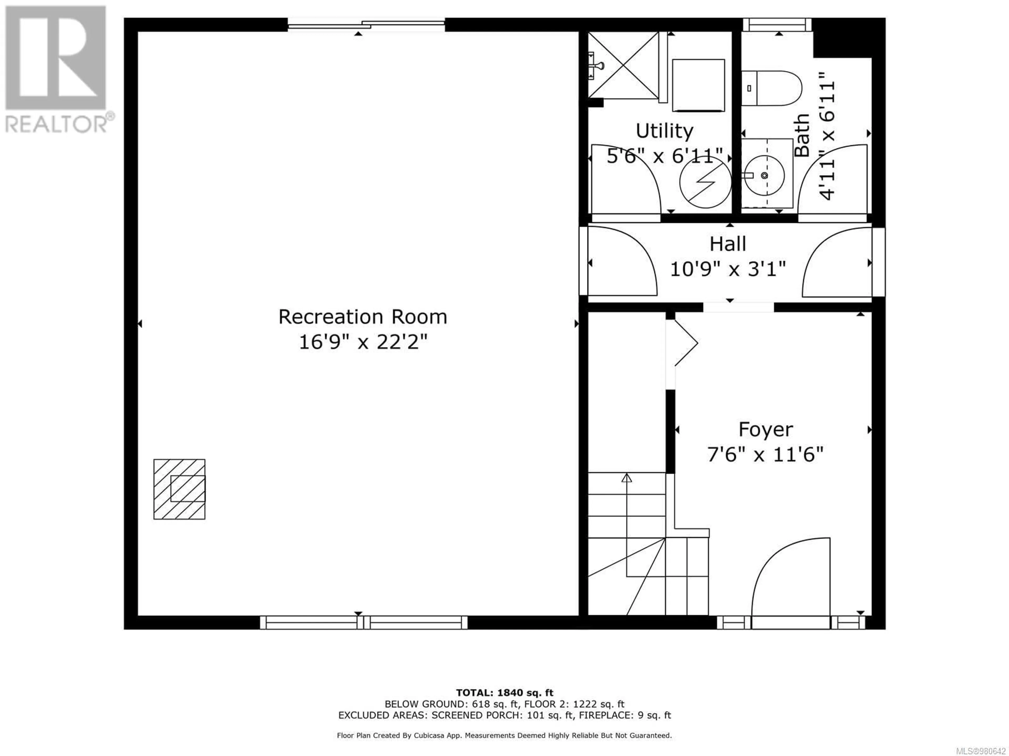 Floor plan for 2059 Bay St, Nanaimo British Columbia V9T4V6