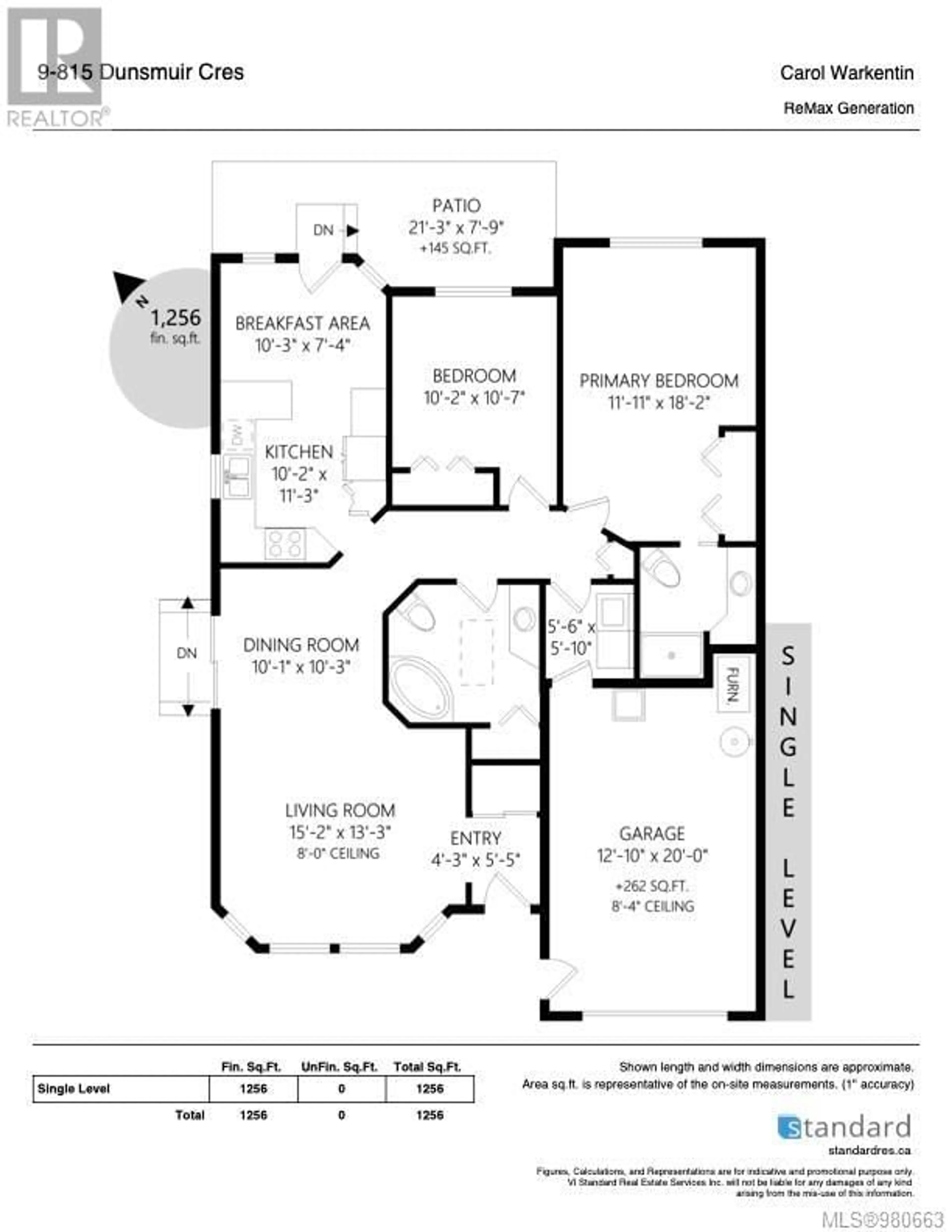 Floor plan for 9 815 Dunsmuir Cres, Ladysmith British Columbia V9G1R8