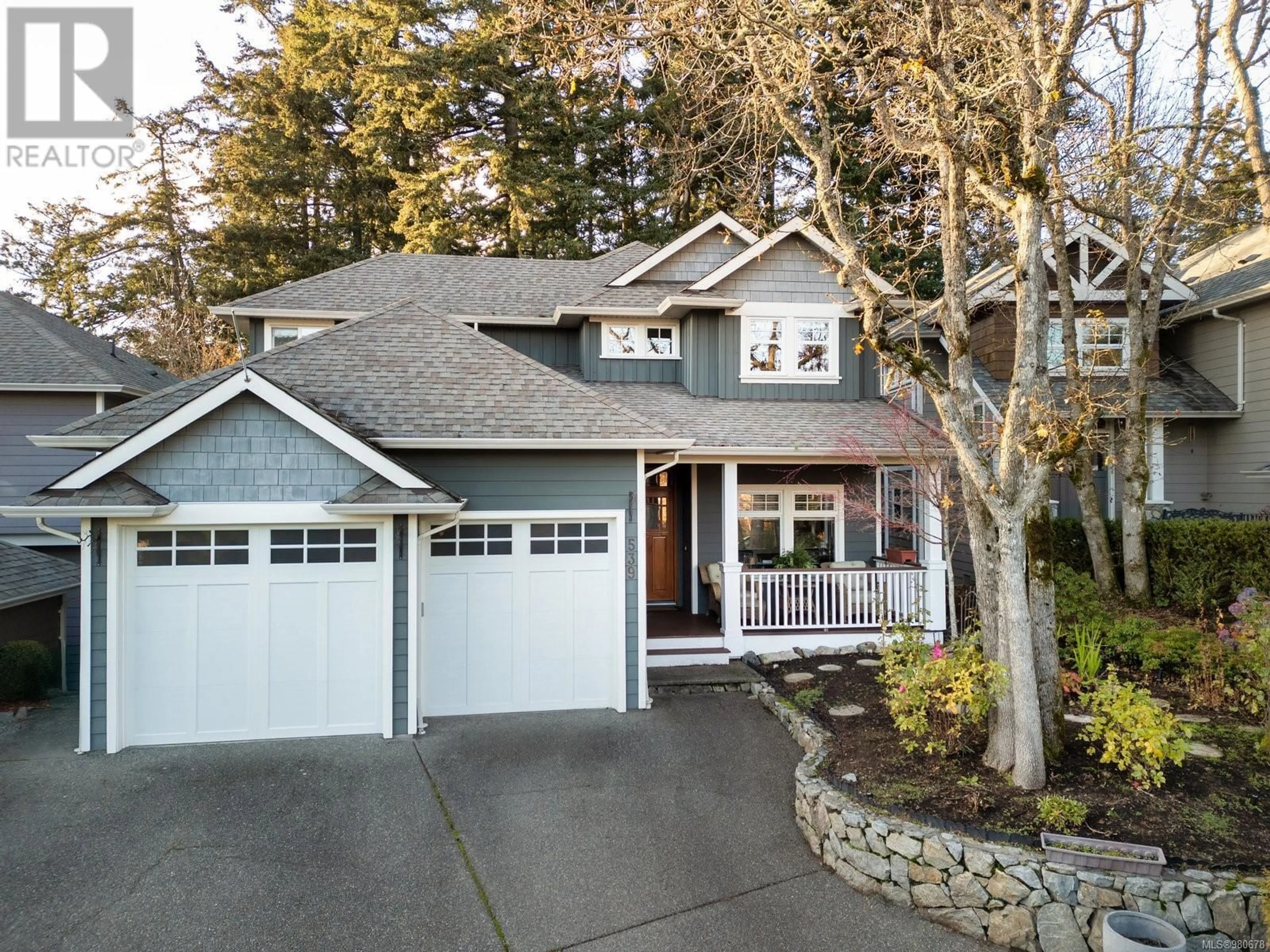 Frontside or backside of a home, cottage for 539 Caselton Pl, Saanich British Columbia V8Z7Y5