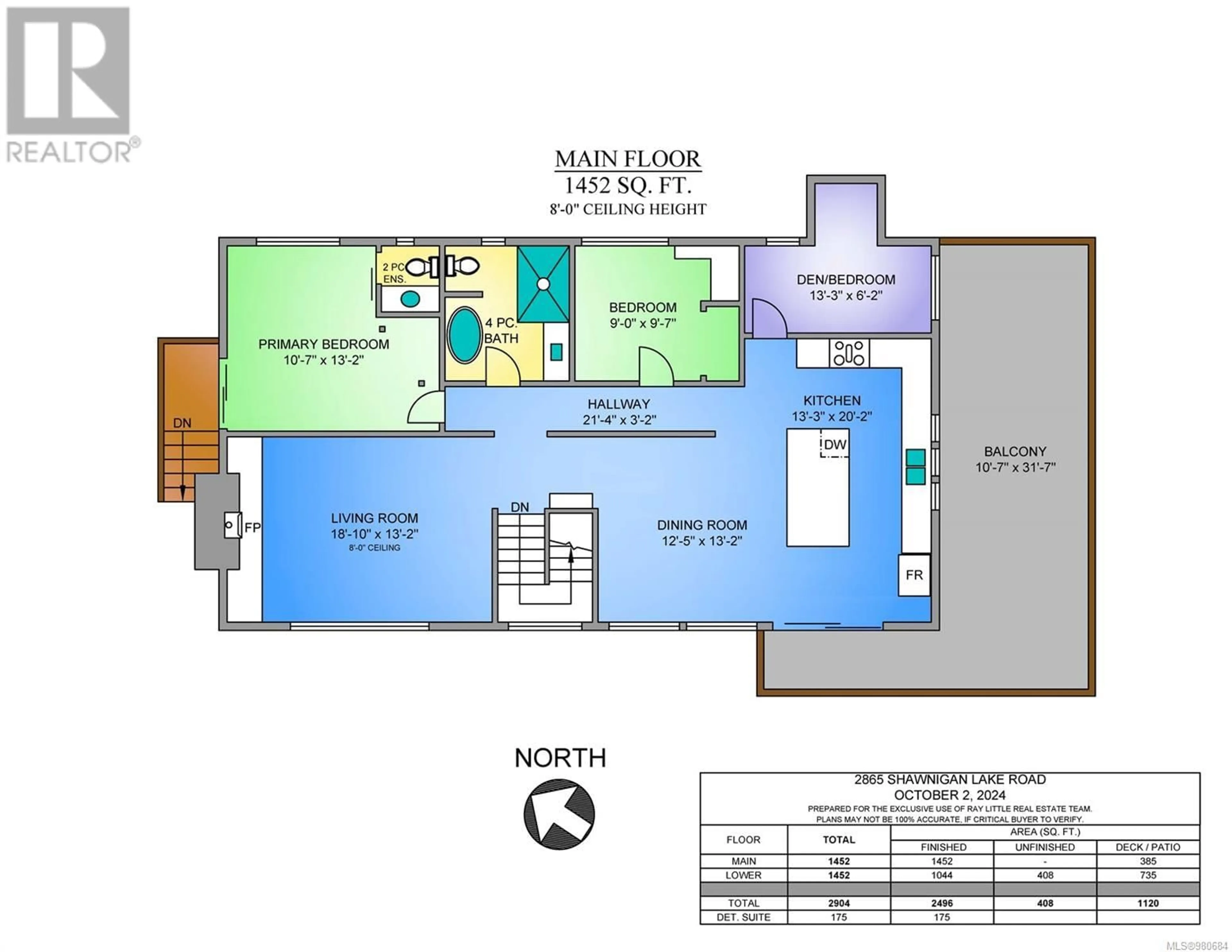 Floor plan for 2865 Shawnigan Lake Rd, Shawnigan Lake British Columbia V0R2W0