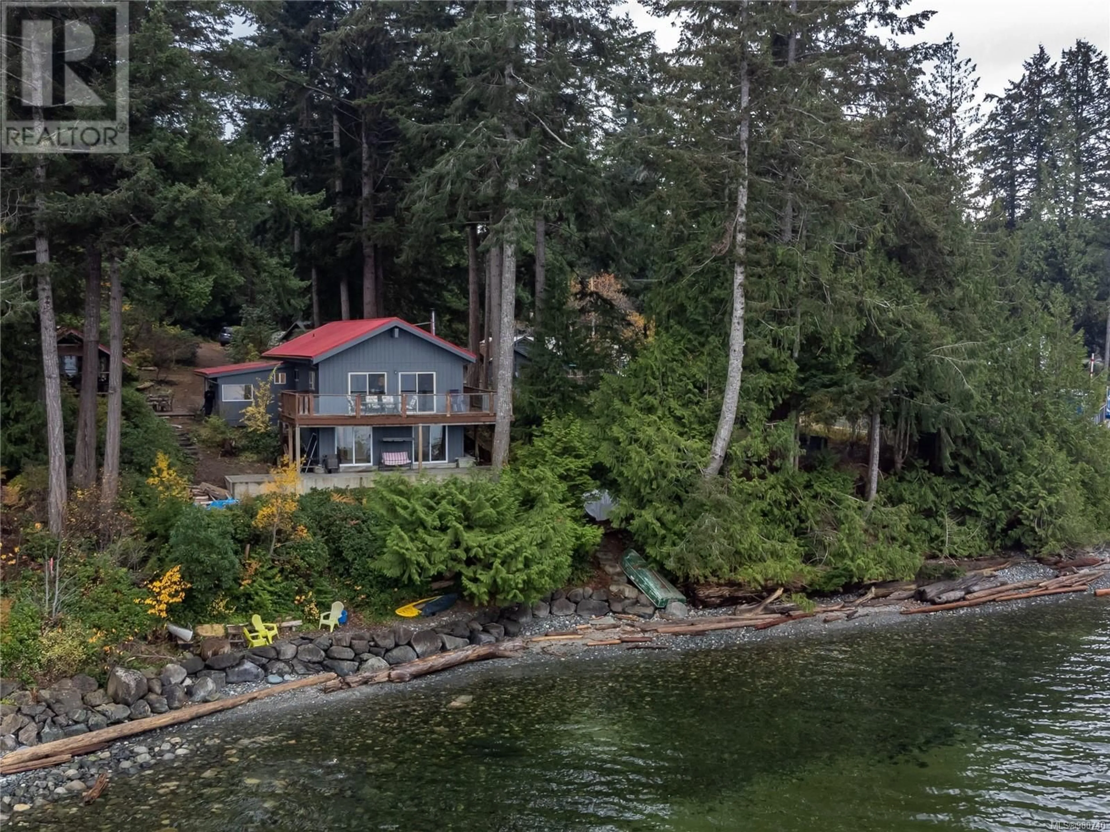 A pic from exterior of the house or condo, cottage for 658 Maple Rd, Quadra Island British Columbia V0P1H0