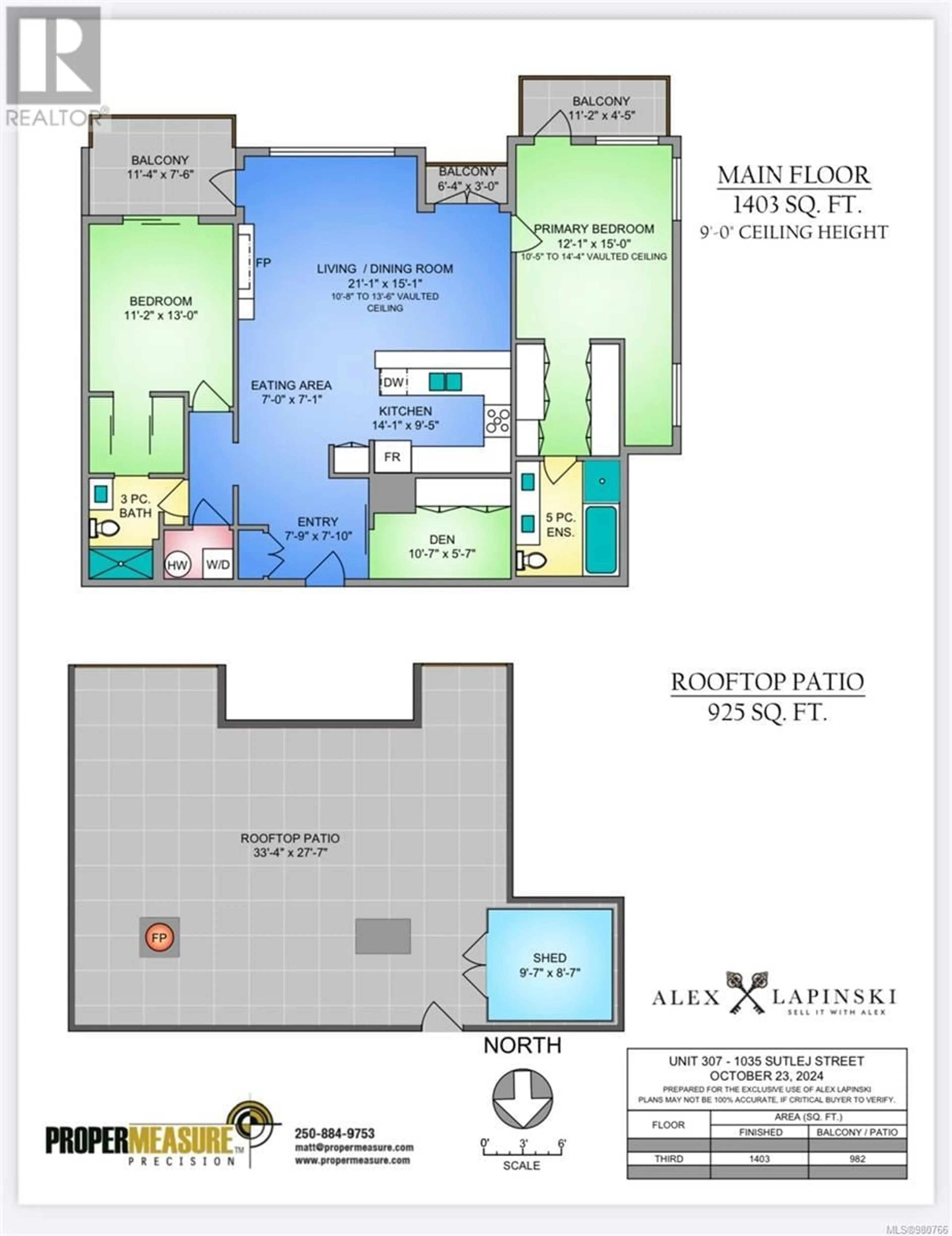 Floor plan for 307 1035 Sutlej St, Victoria British Columbia V8V2V9