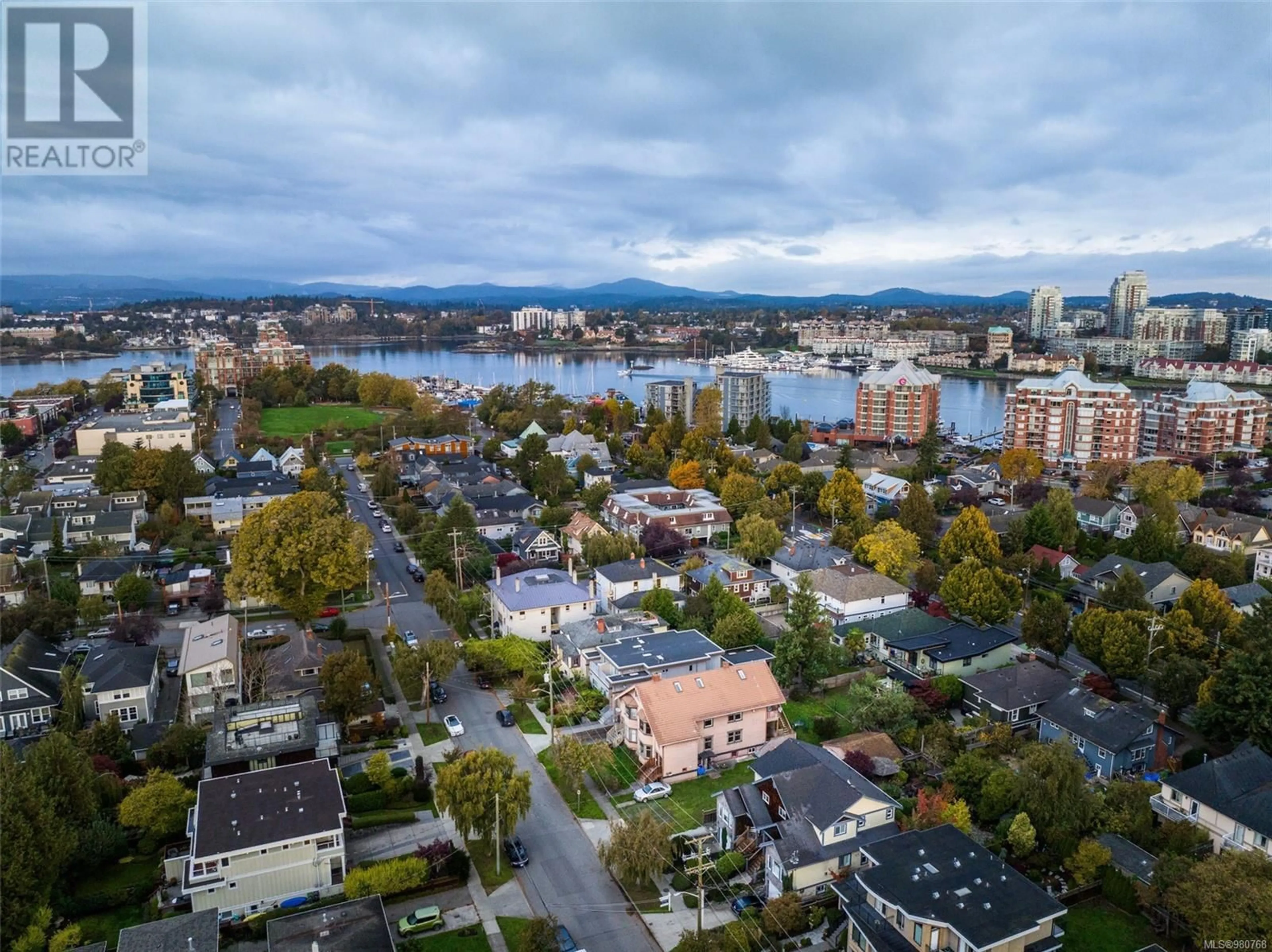 A pic from exterior of the house or condo, the view of city buildings for 220 Michigan St, Victoria British Columbia V8V1R3