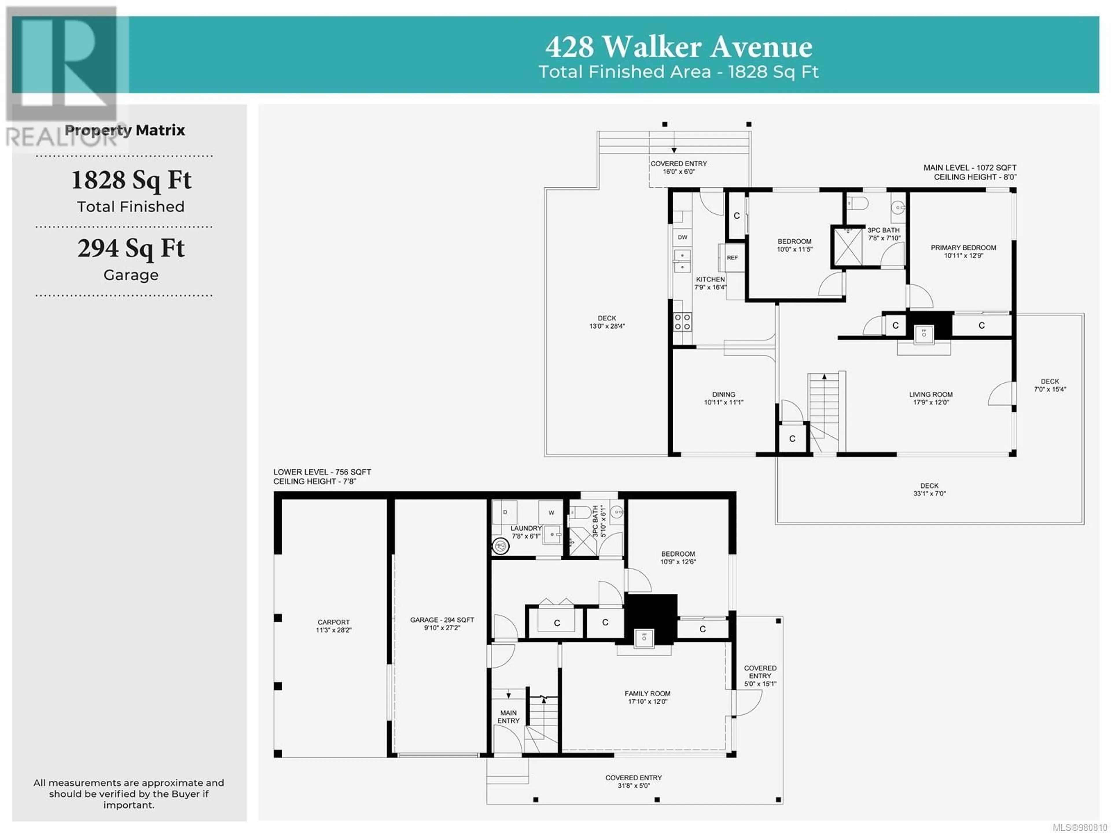 Floor plan for 428 Walker Ave, Ladysmith British Columbia V9G1V7