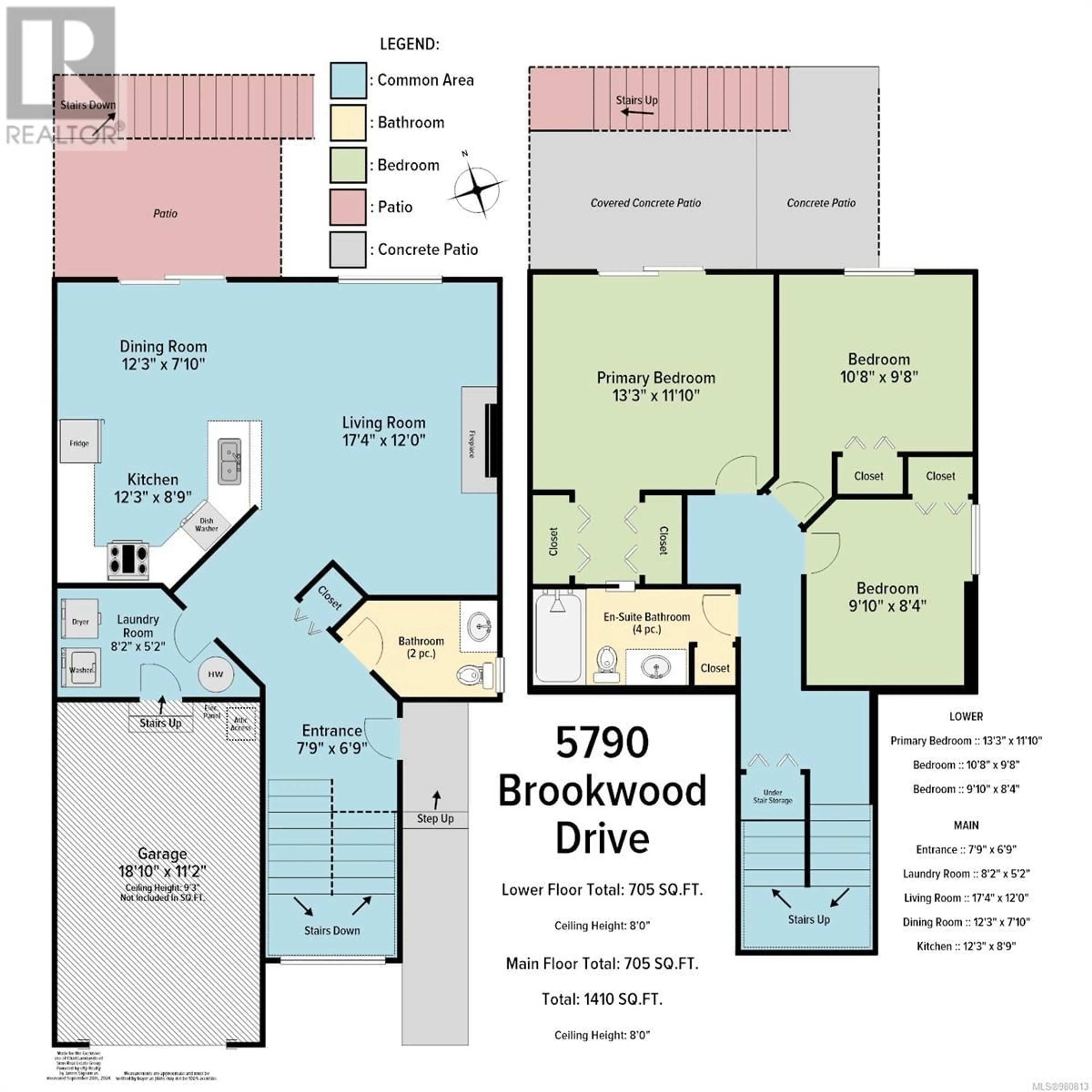 Floor plan for 5790 Brookwood Dr, Nanaimo British Columbia V9T6J5