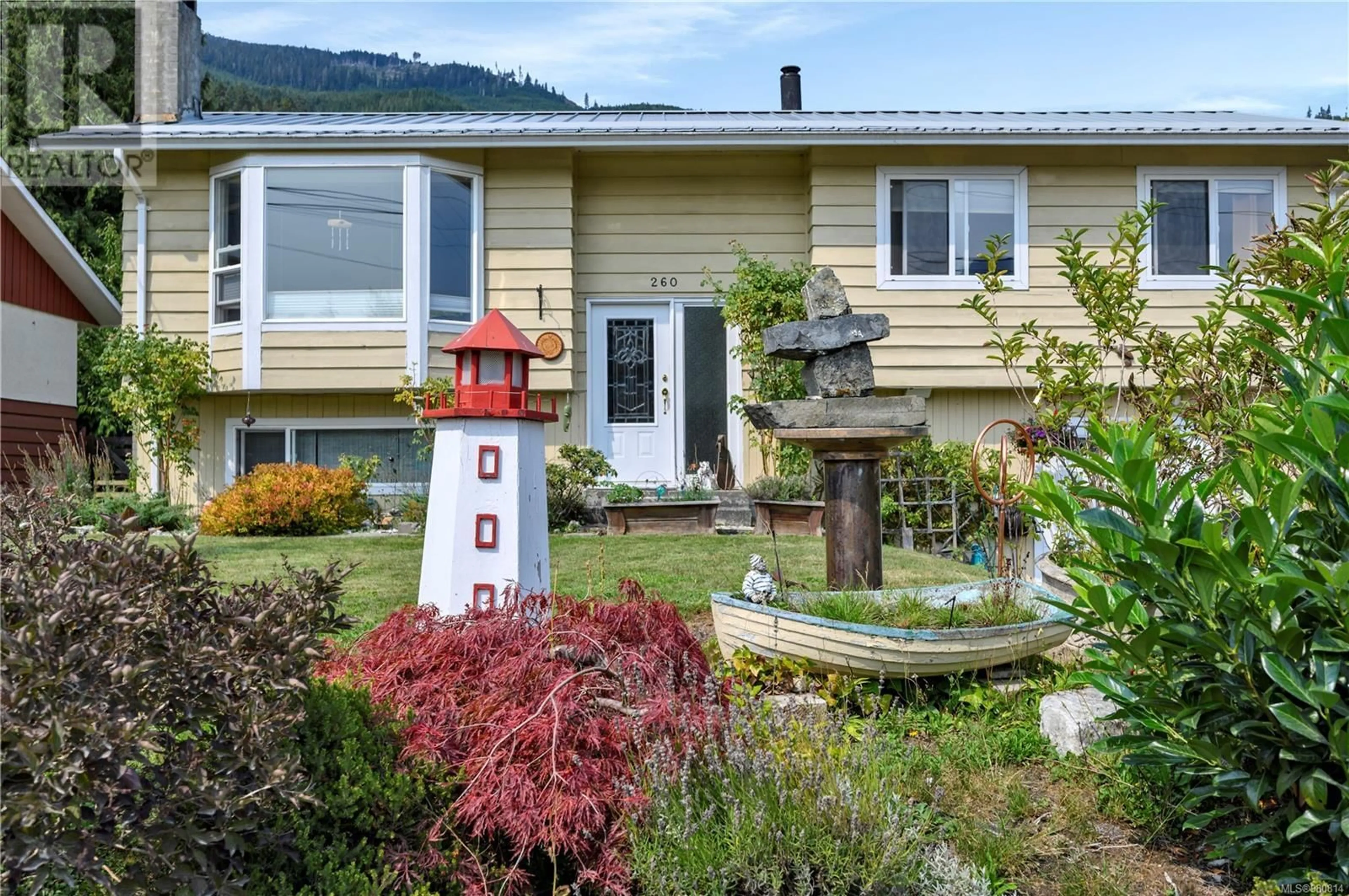 Frontside or backside of a home, cottage for 260 Kelsey Way, Sayward British Columbia V0P1R0