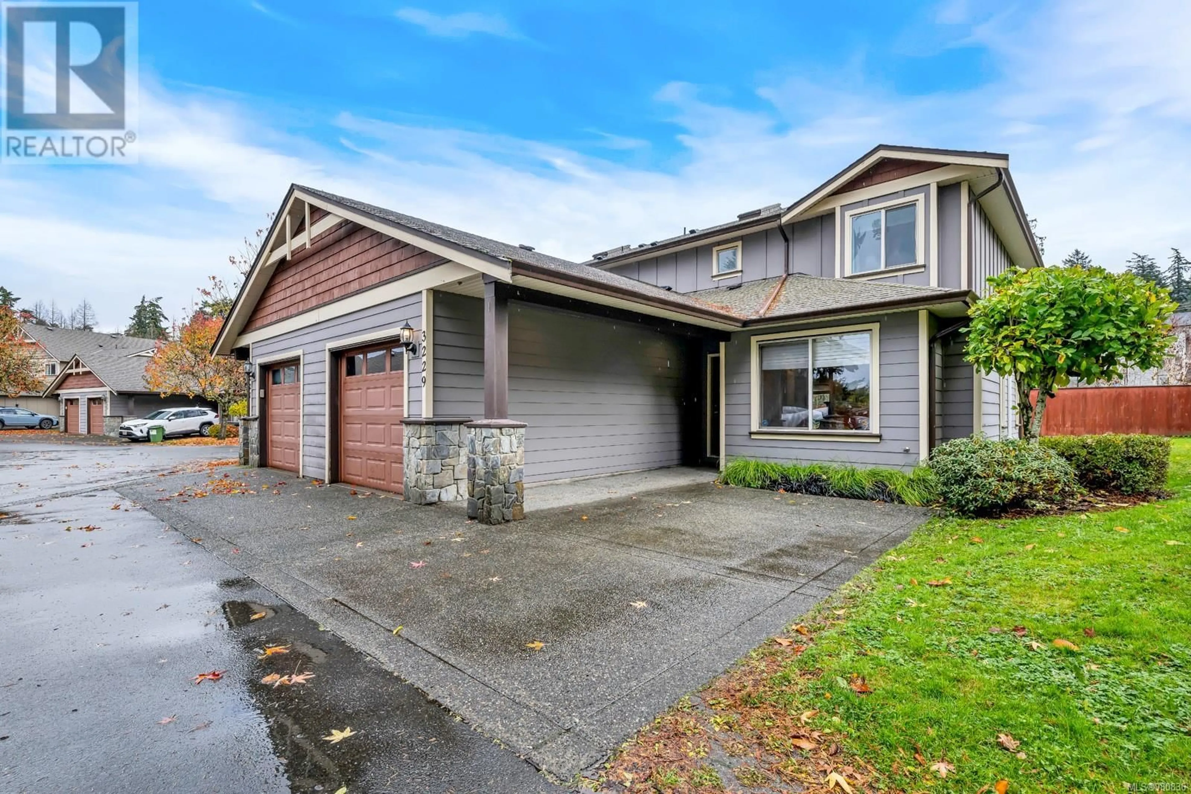 Frontside or backside of a home, the street view for 3229 Ernhill Pl, Langford British Columbia V9C3N8