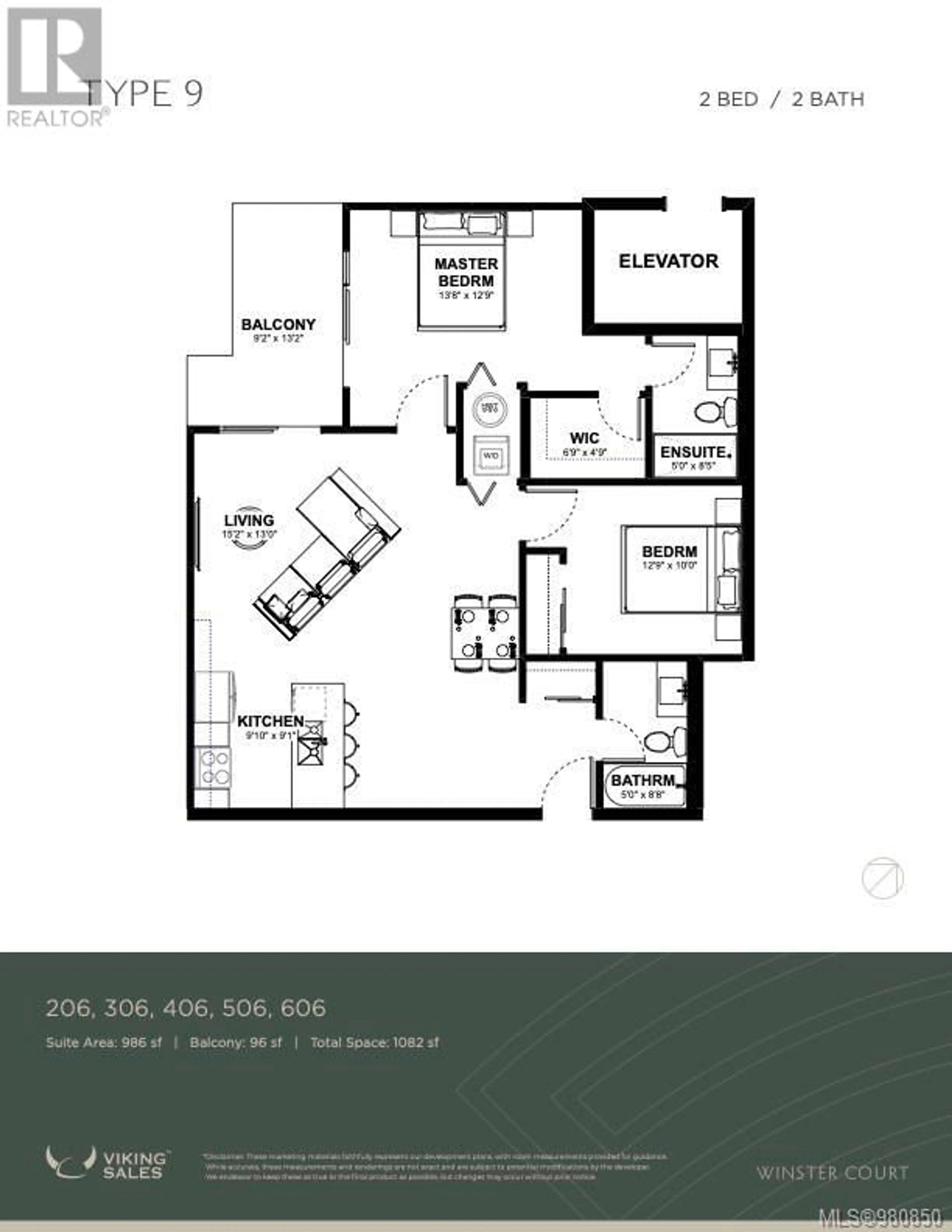 Floor plan for 606 2770 Winster Rd, Langford British Columbia V9B3P5