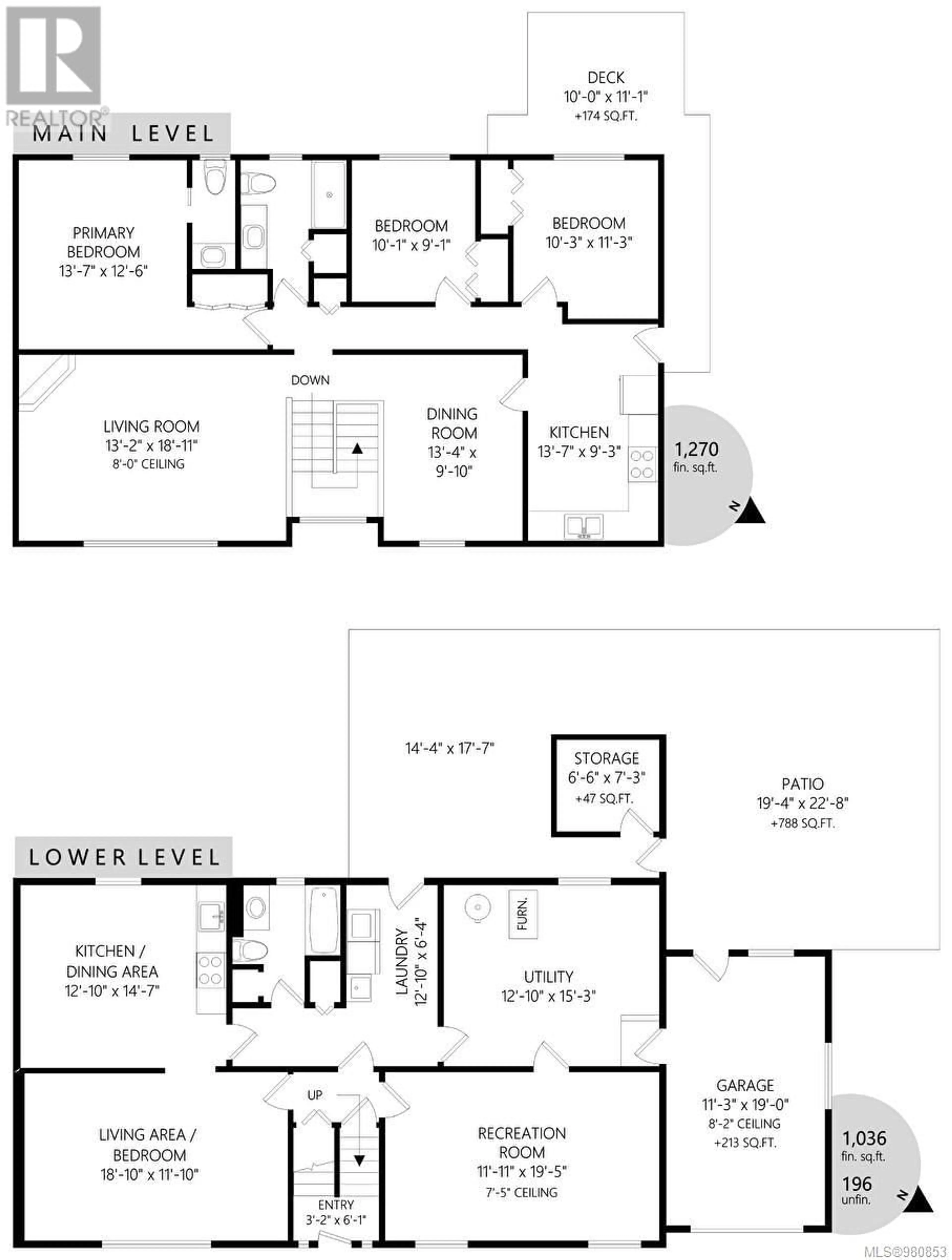 Floor plan for 1741 Kenmore Rd, Saanich British Columbia V8N5B3