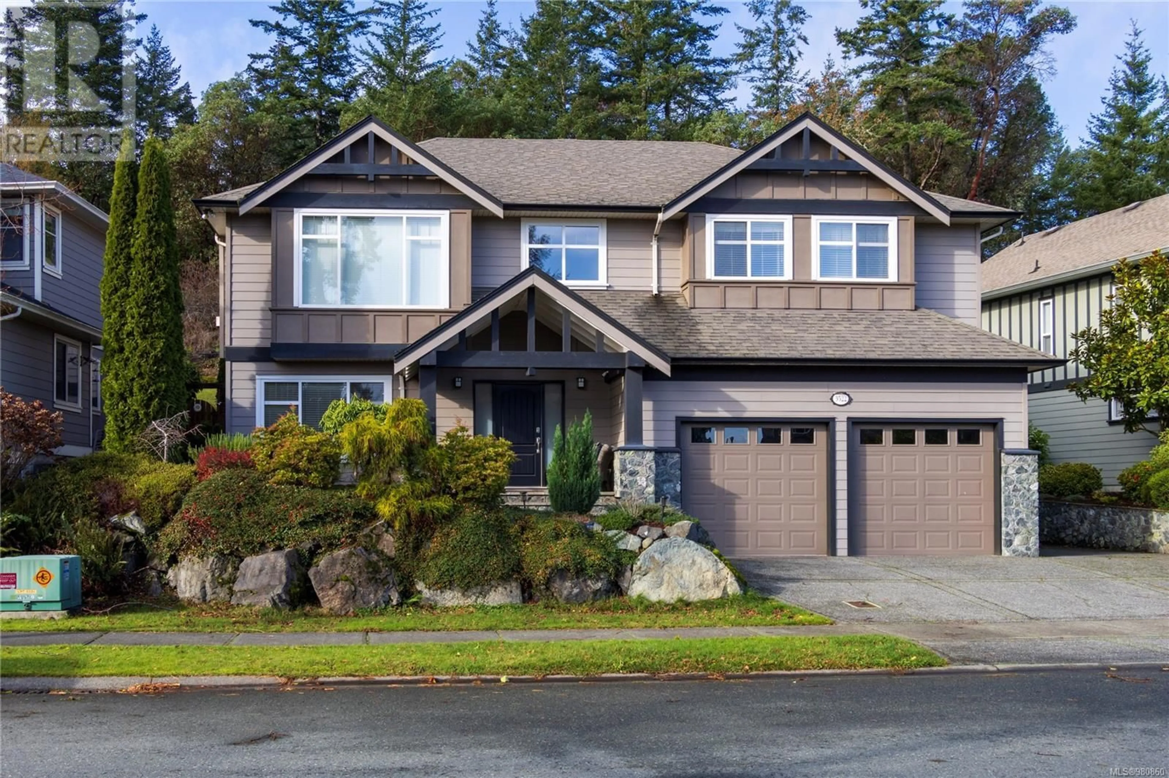 Frontside or backside of a home, cottage for 3522 Promenade Dr, Colwood British Columbia V9C4L8